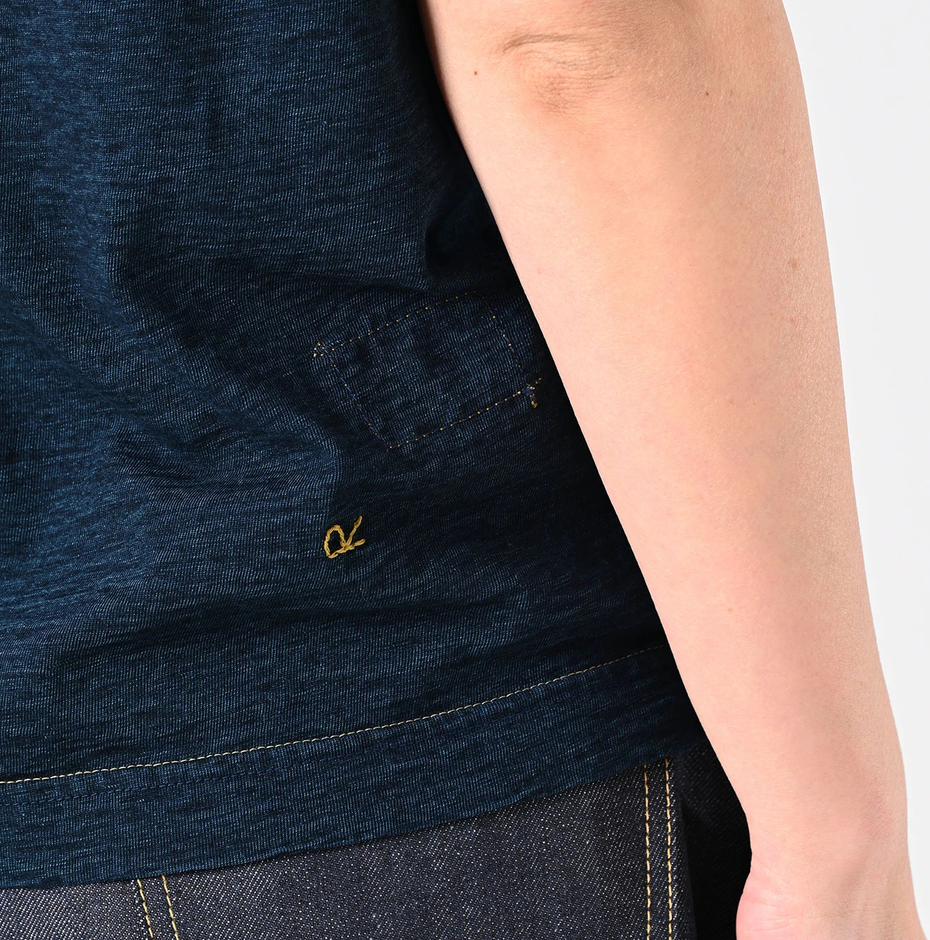 45R(フォーティファイブアール) |天竺の90845星Tシャツ（インディゴ）