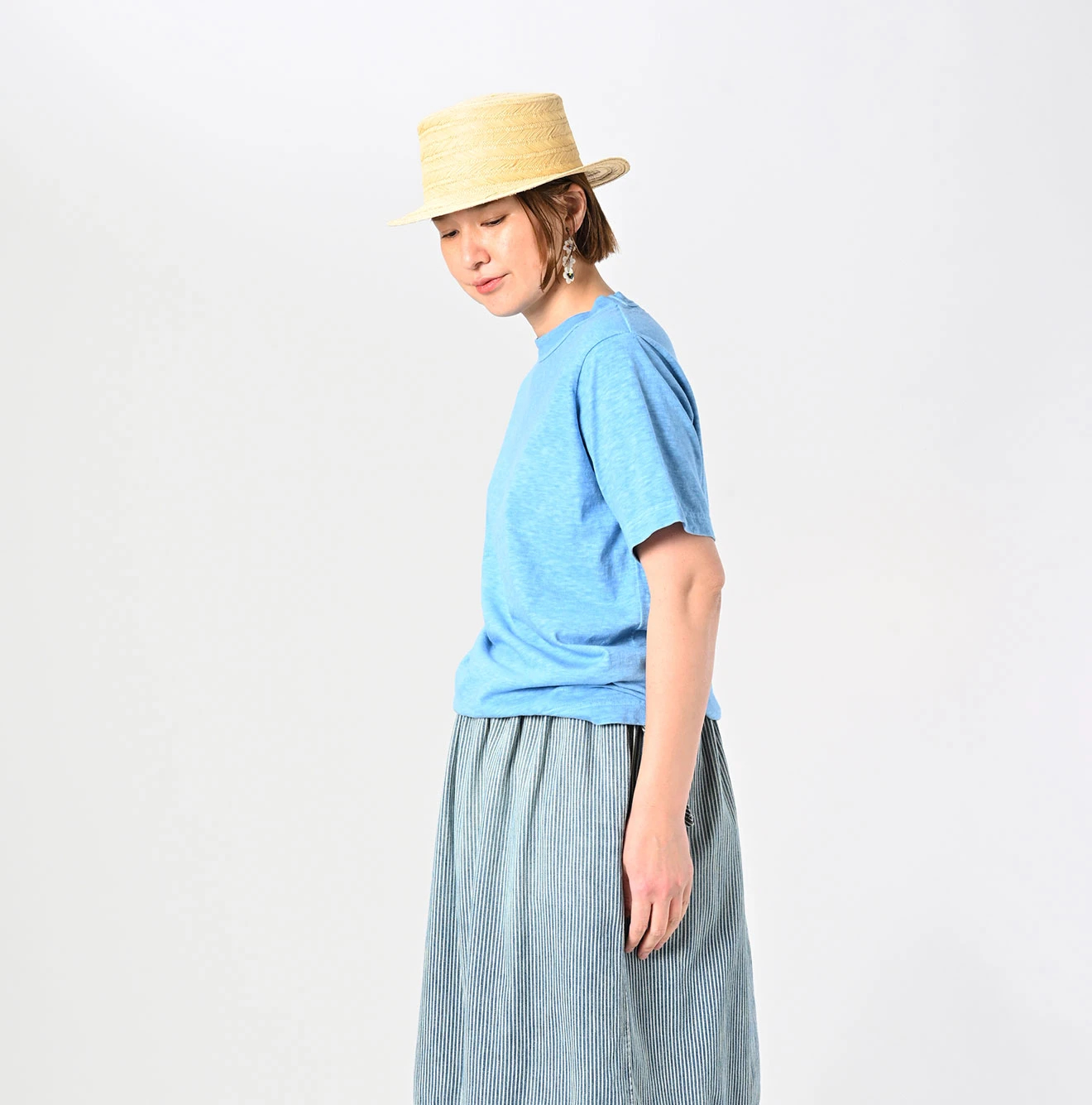 45R(フォーティファイブアール) |天竺の90845星Tシャツ（45草染）