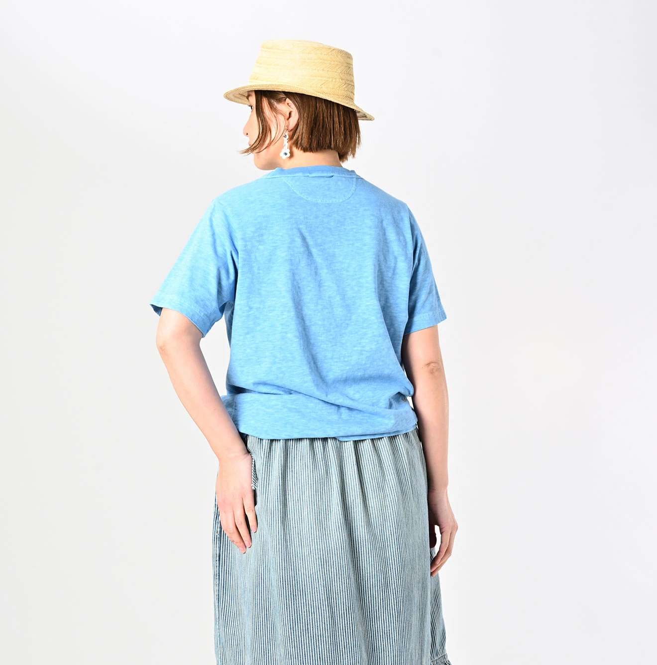 45R(フォーティファイブアール) |天竺の90845星Tシャツ（45草染）