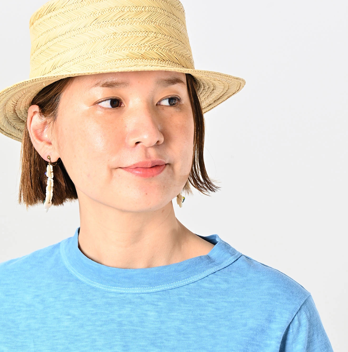 45R(フォーティファイブアール) |天竺の90845星Tシャツ（45草染）