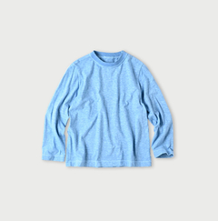45R ハケ目×天竺刺繍 Tシャツ 長袖 フリー 45R（フォーティファイブアール）| 天竺の四角Tシャツ（45草染） Long
