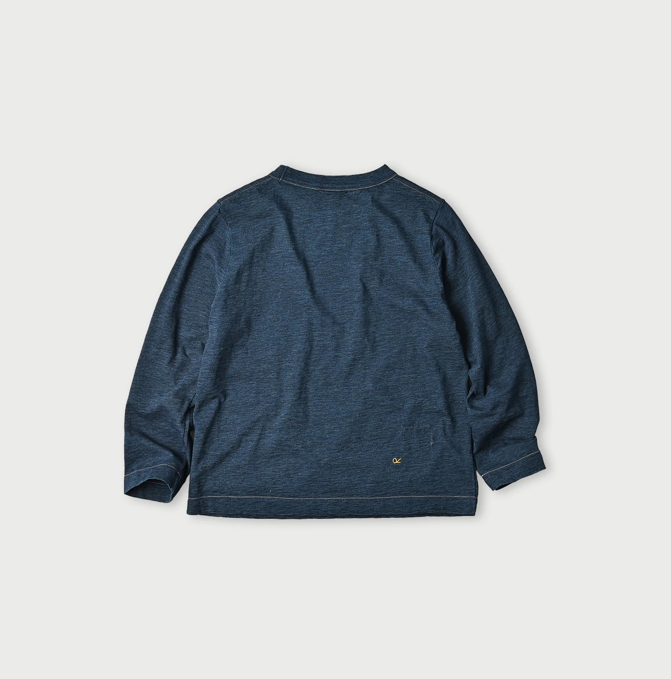 美品 45R 天竺の四角Tシャツ インディゴ 濃 45R（フォーティファイブアール）| 天竺の四角Tシャツ（インディゴ