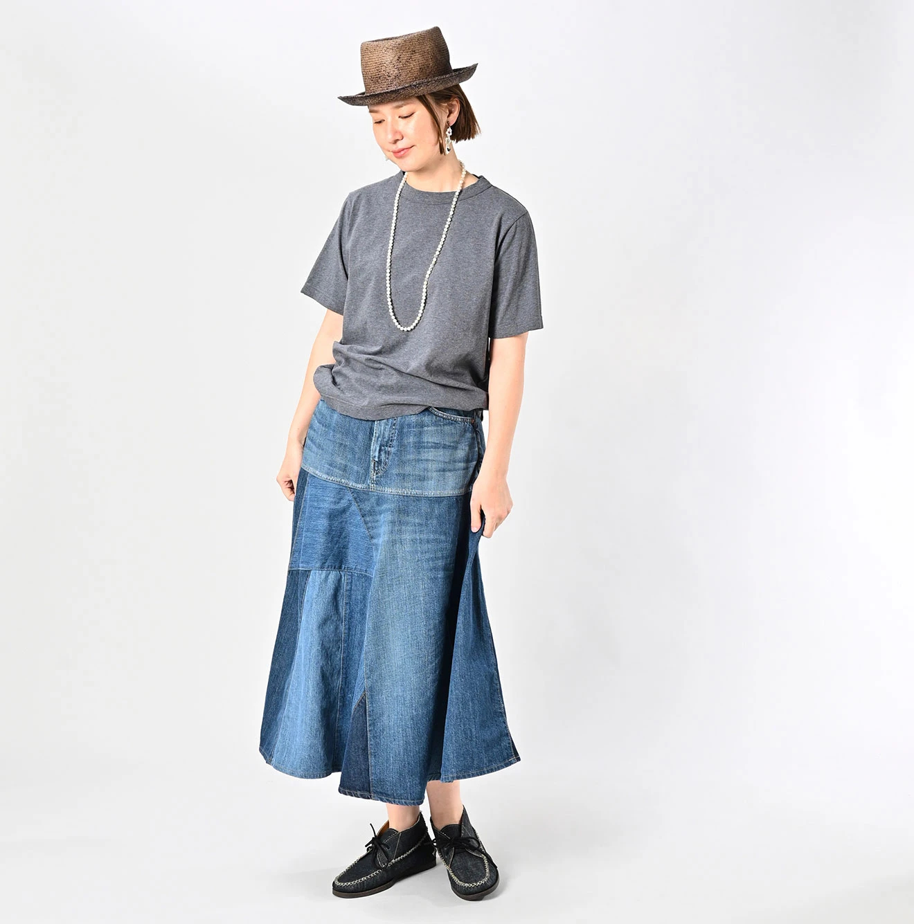 45R(フォーティファイブアール) |天竺の90845星Ｔシャツ（トップ）