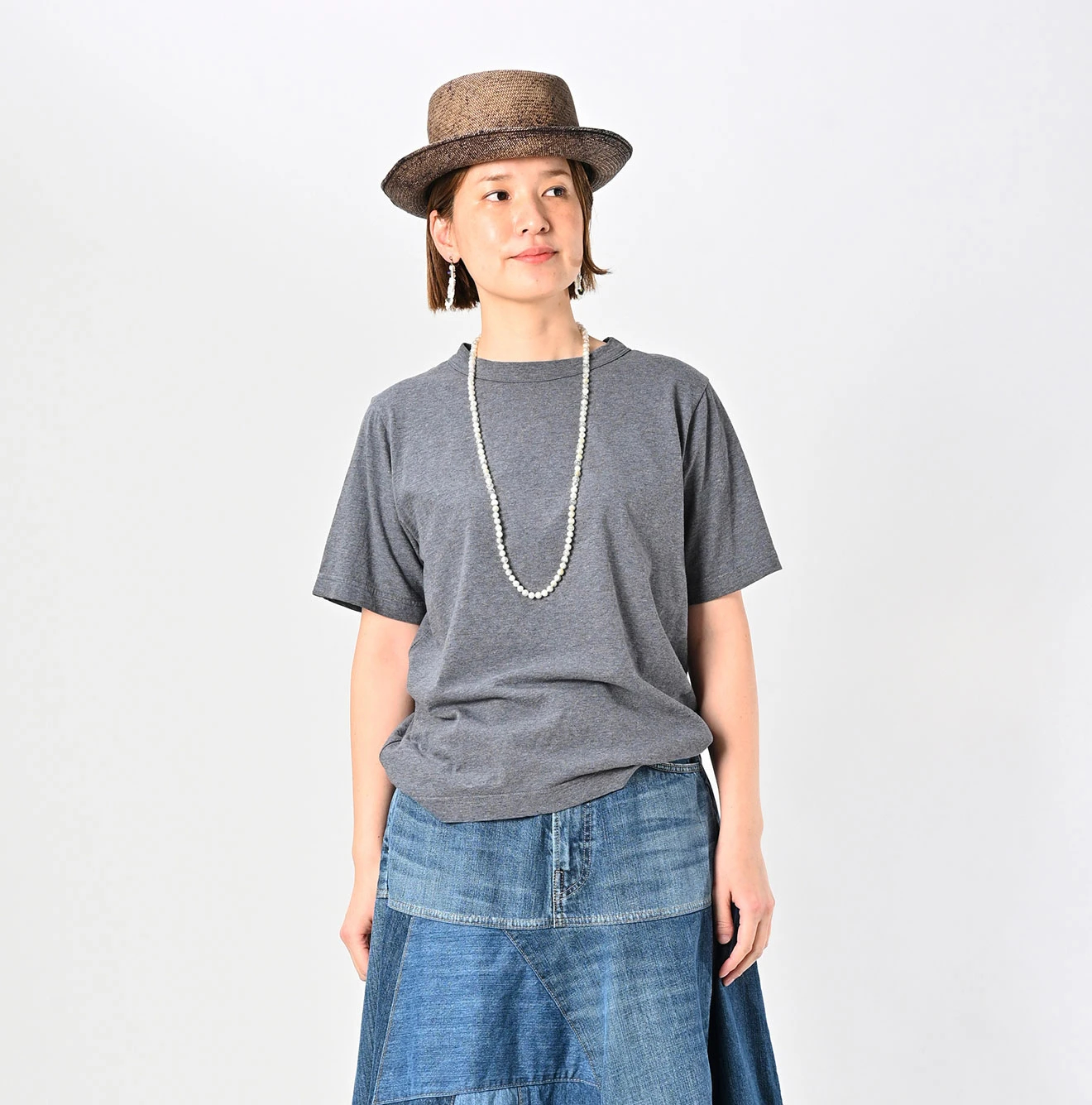 45R(フォーティファイブアール) |天竺の90845星Ｔシャツ（トップ）