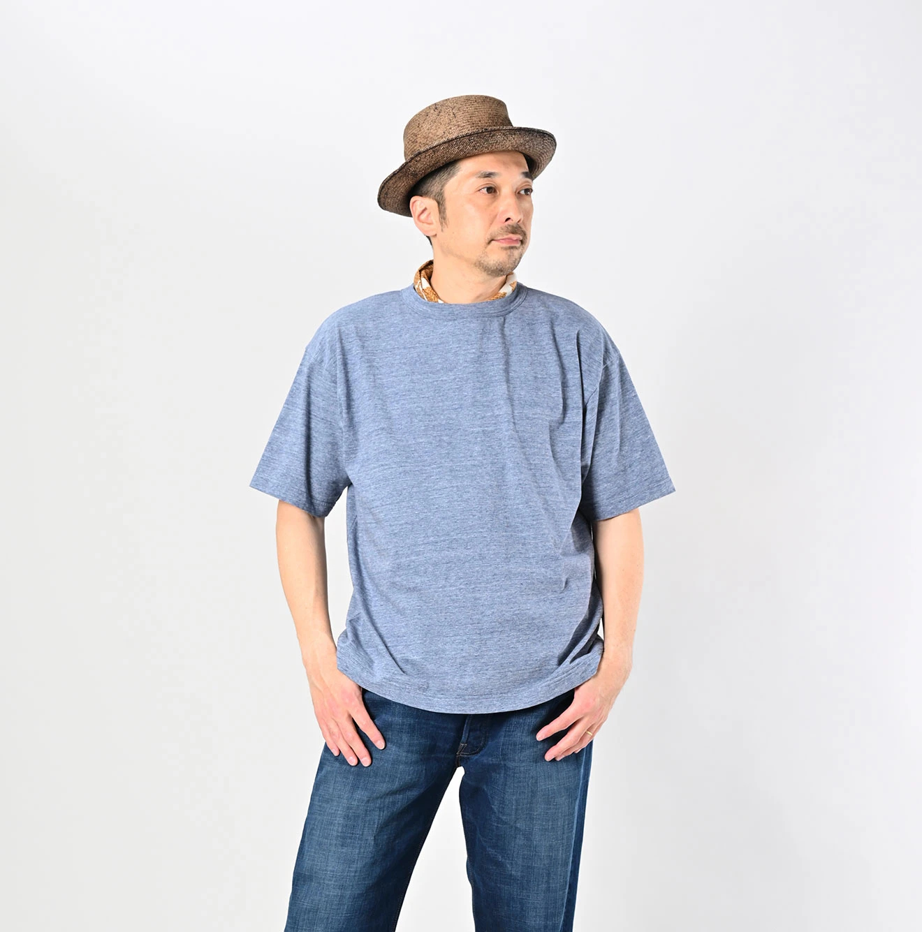 45R(フォーティファイブアール) |天竺の90845星Ｔシャツ（トップ）