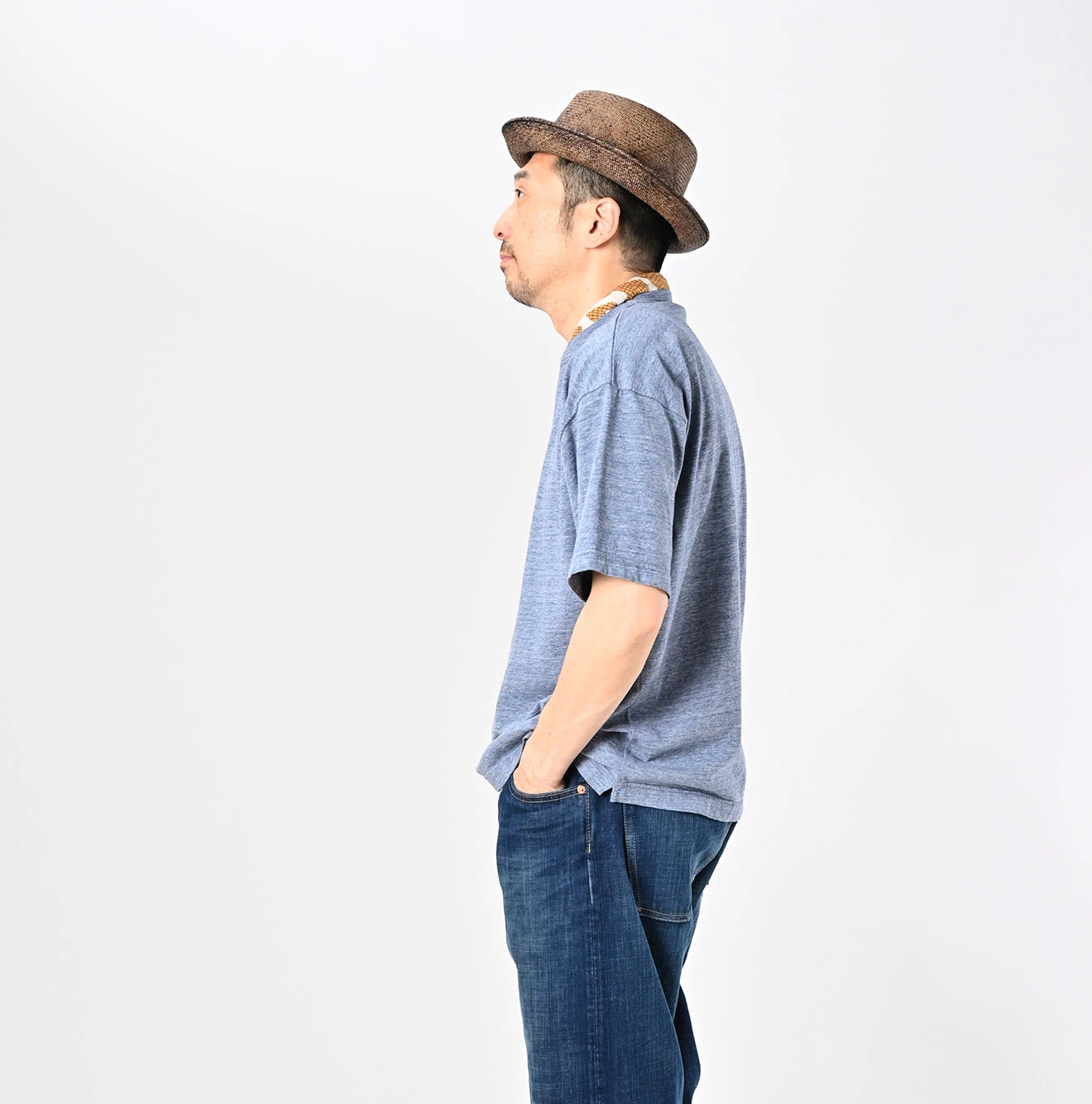 45R(フォーティファイブアール) |天竺の90845星Ｔシャツ（トップ）