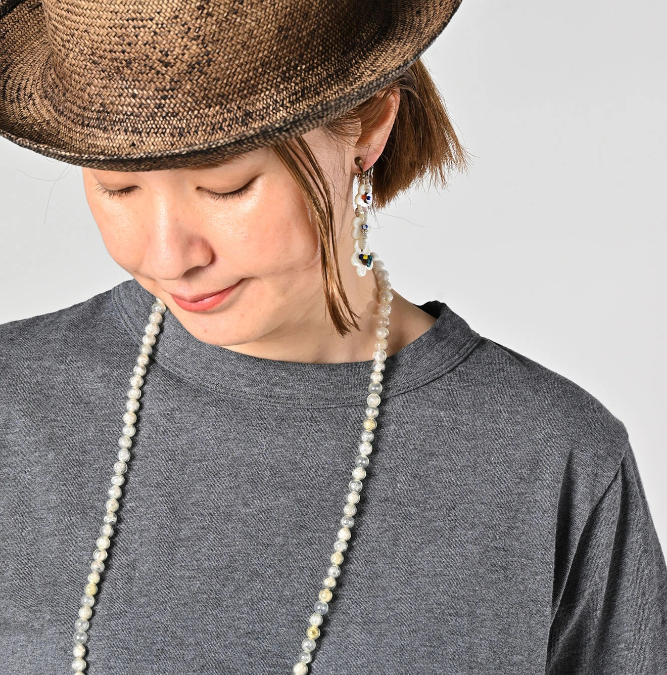 45R(フォーティファイブアール) |天竺の90845星Ｔシャツ（トップ）