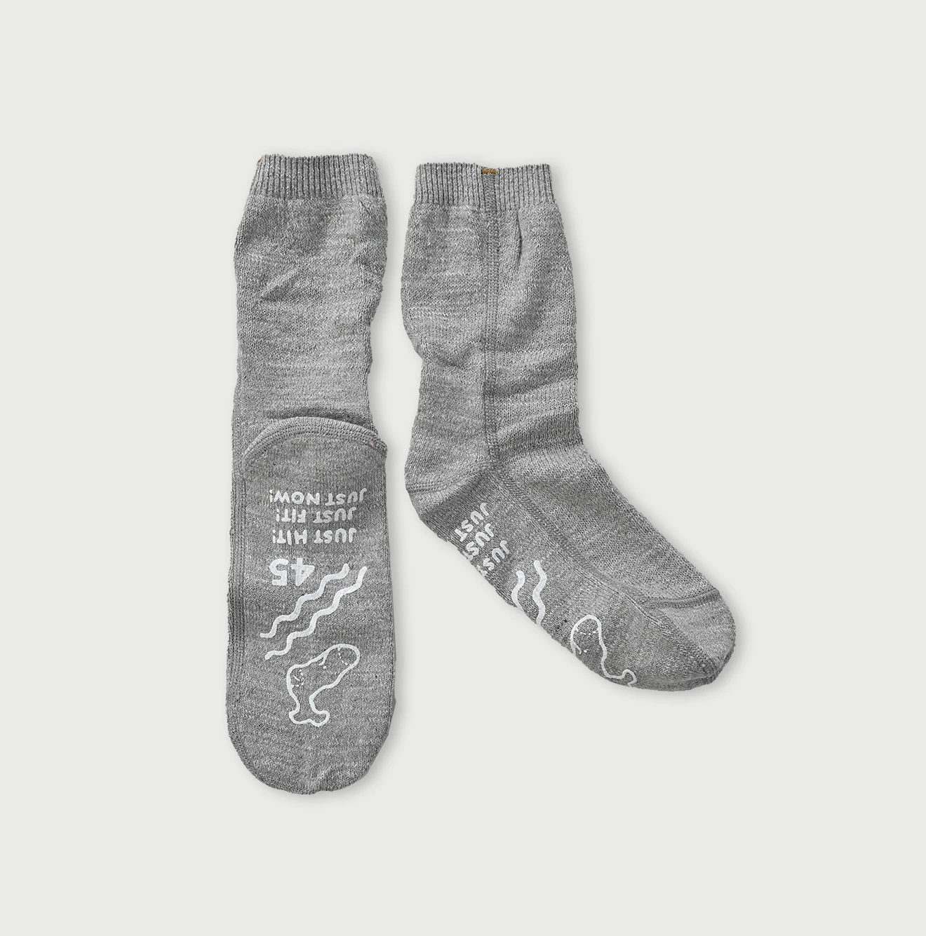 45R(フォーティファイブアール) |ざっくりガーゼニットソーの靴下