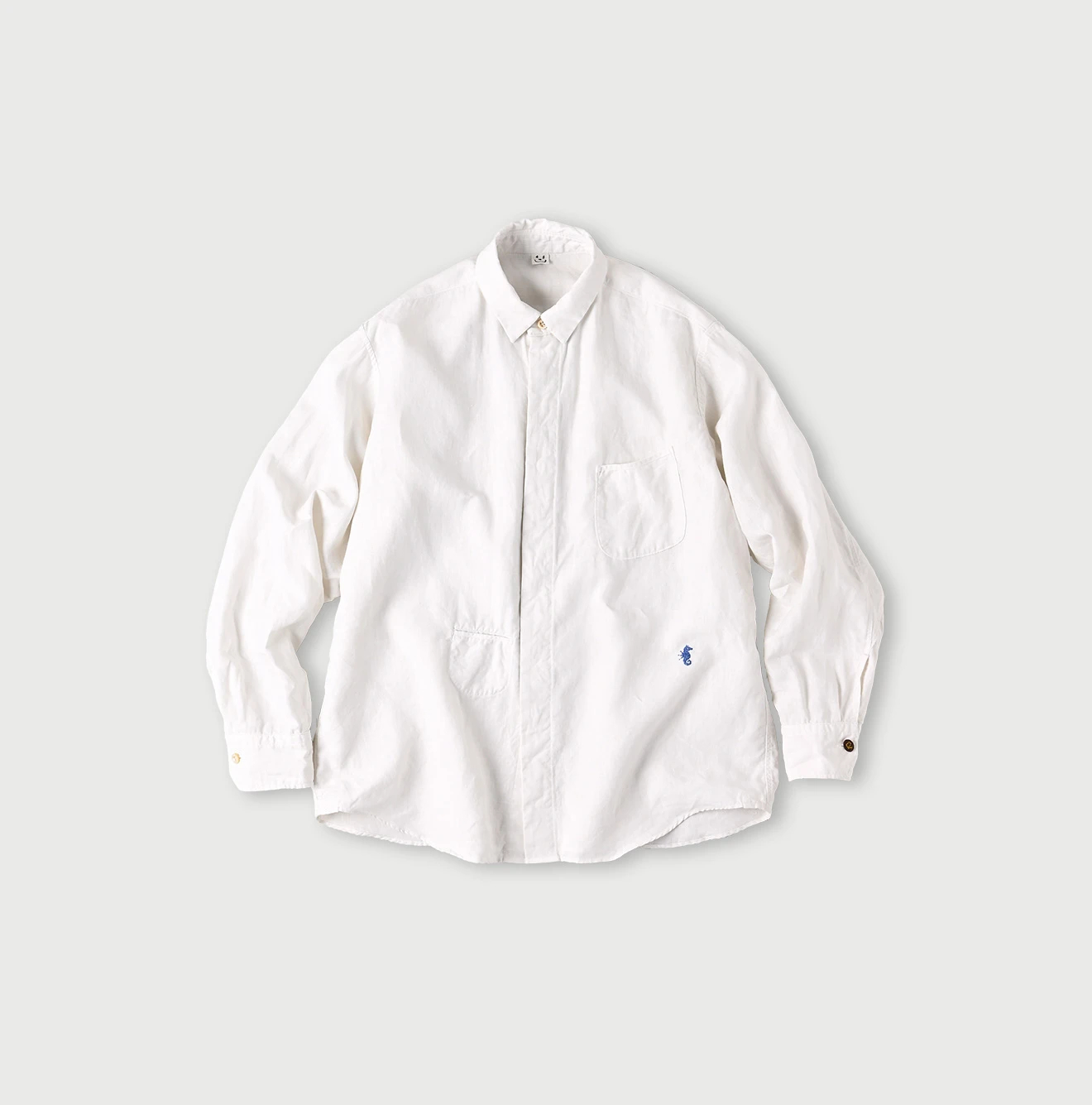 45R（フォーティファイブアール）| リネンの908オーシャン比翼シャツ