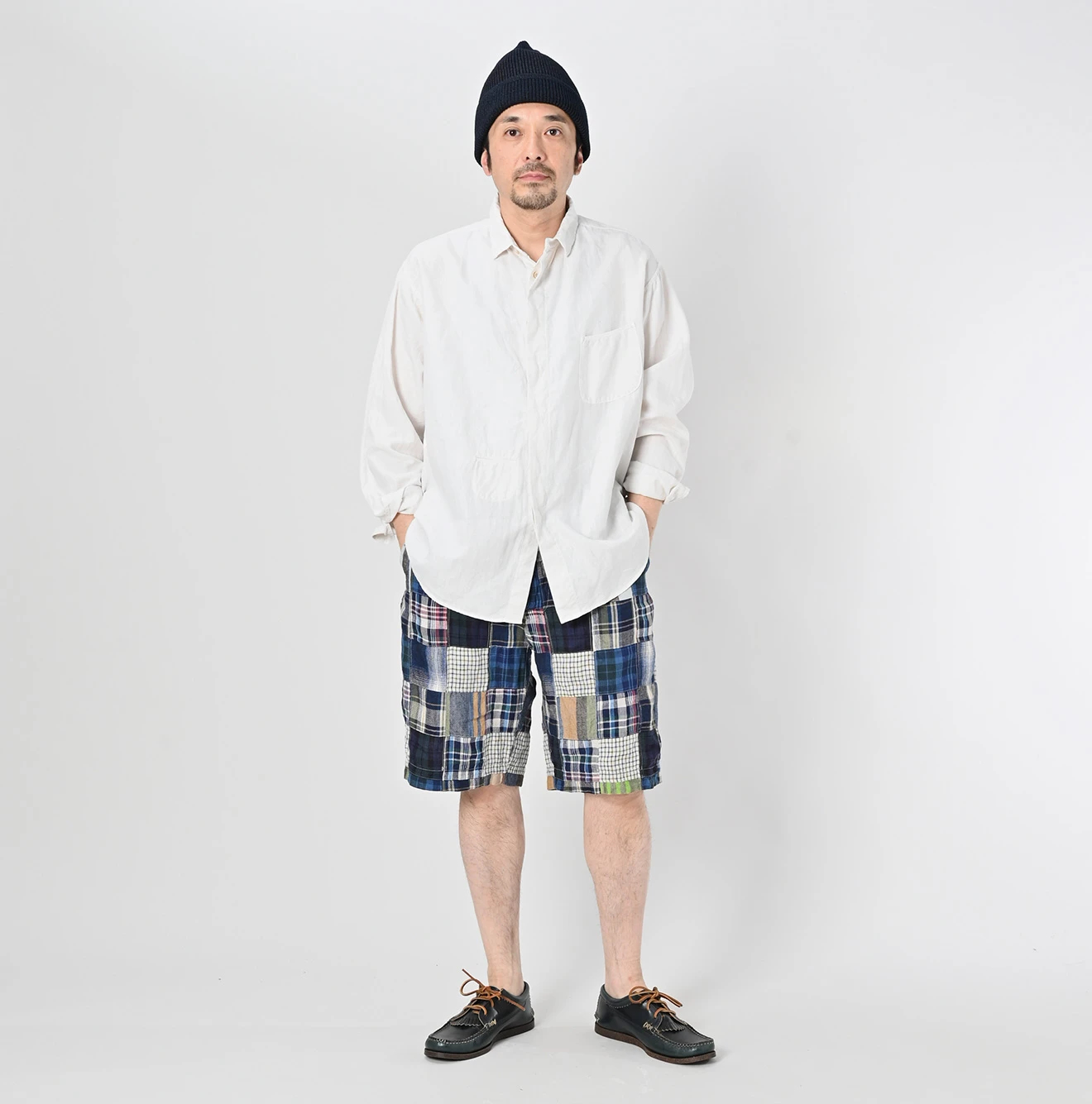45R（フォーティファイブアール）| リネンの908オーシャン比翼シャツ