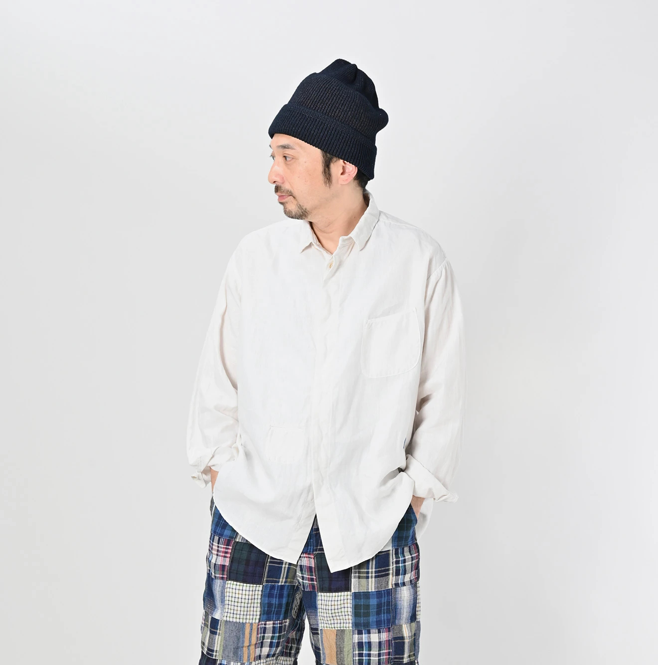 45R（フォーティファイブアール）| リネンの908オーシャン比翼シャツ