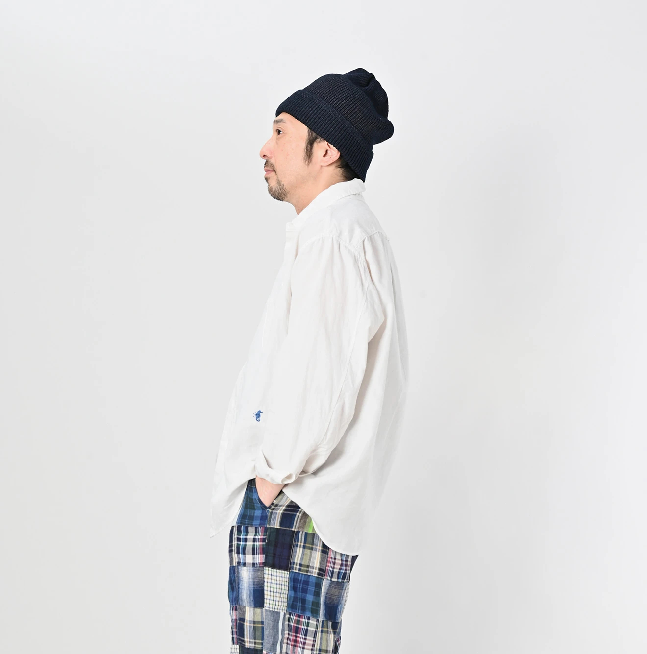 45R リネンの908Tシャツ 大きめ 麻100% 45R（フォーティファイブアール）| インドリネンの908マーチャルシャツ
