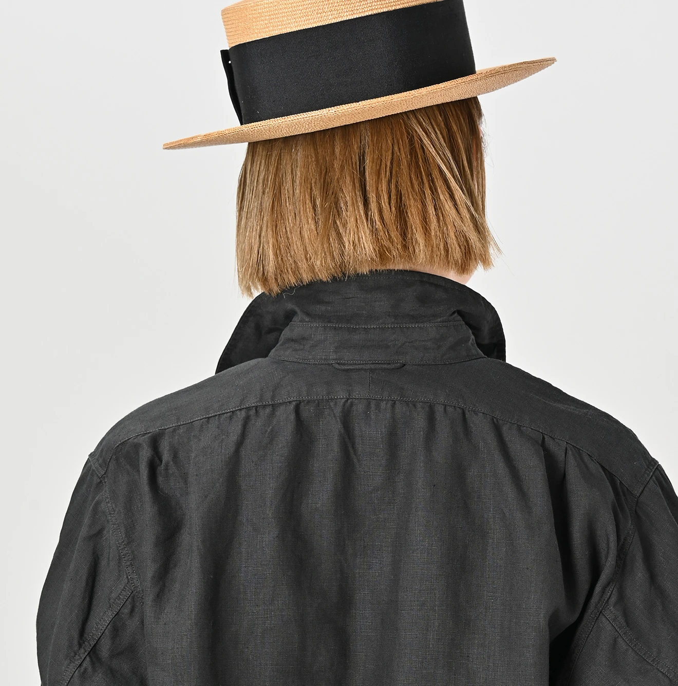 45R(フォーティファイブアール) |リネンの908グランパプルシャツ（45草染）