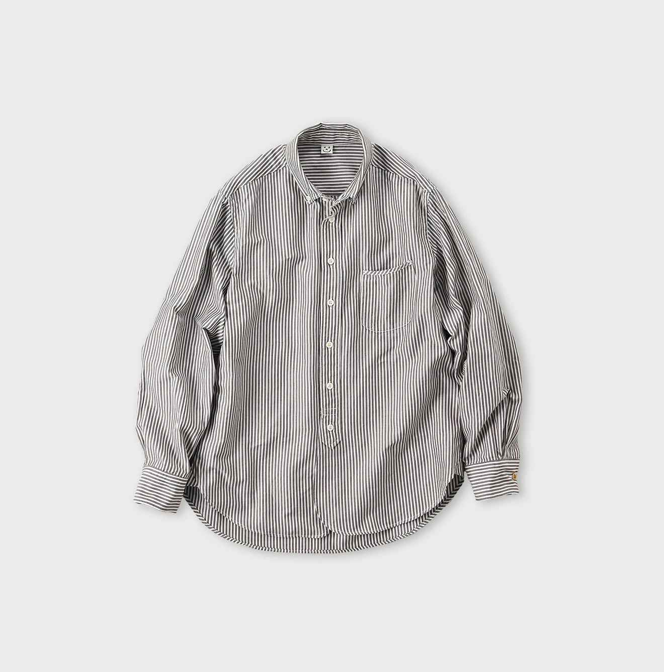 最終 美品 45R 薄オックスの908ローファー ボタンダウン シャツ 24AW 45R（フォーティファイブアール）| 薄オックスの908ローファーボタン