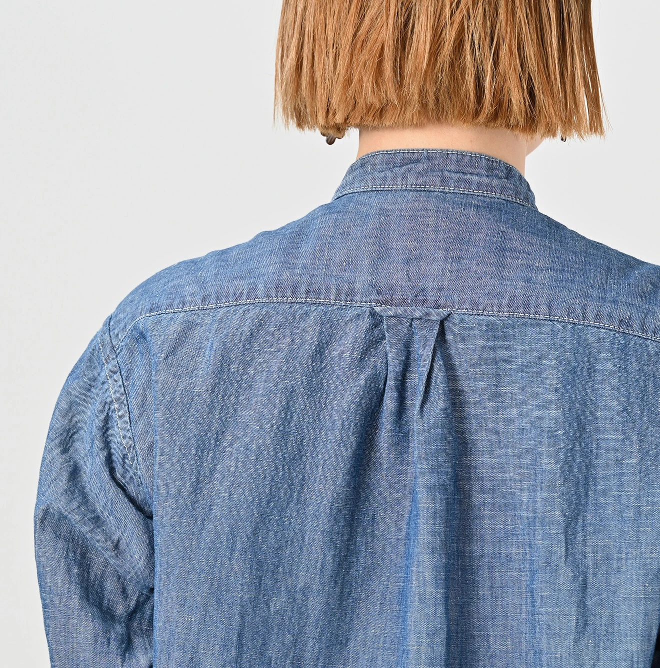 45R(フォーティファイブアール) |綿麻瑠璃ダンガリーの908ニームシャツ（重）