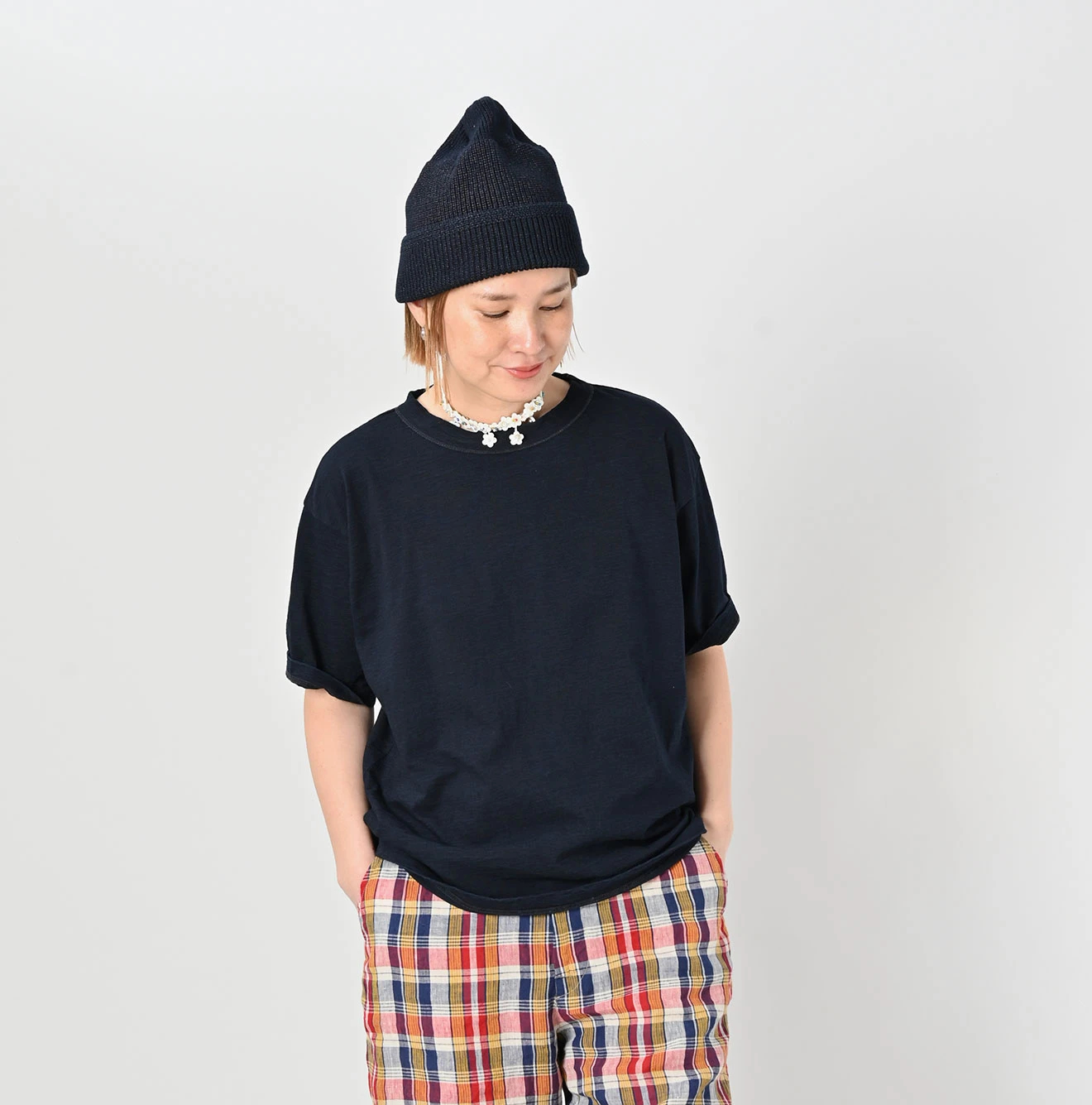 45R(フォーティファイブアール) |天竺の908オーシャンTシャツ（インディゴ濃）