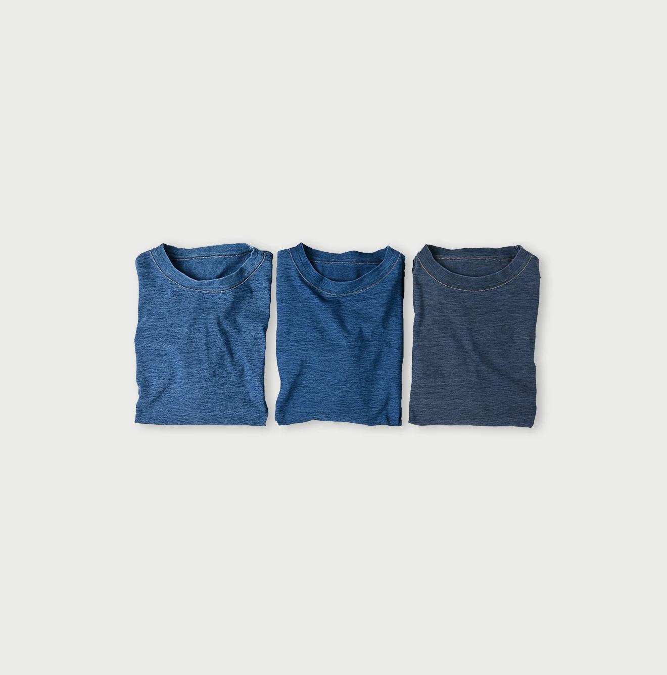 45R（フォーティファイブアール）| 天竺の四角Tシャツ（インディゴ重