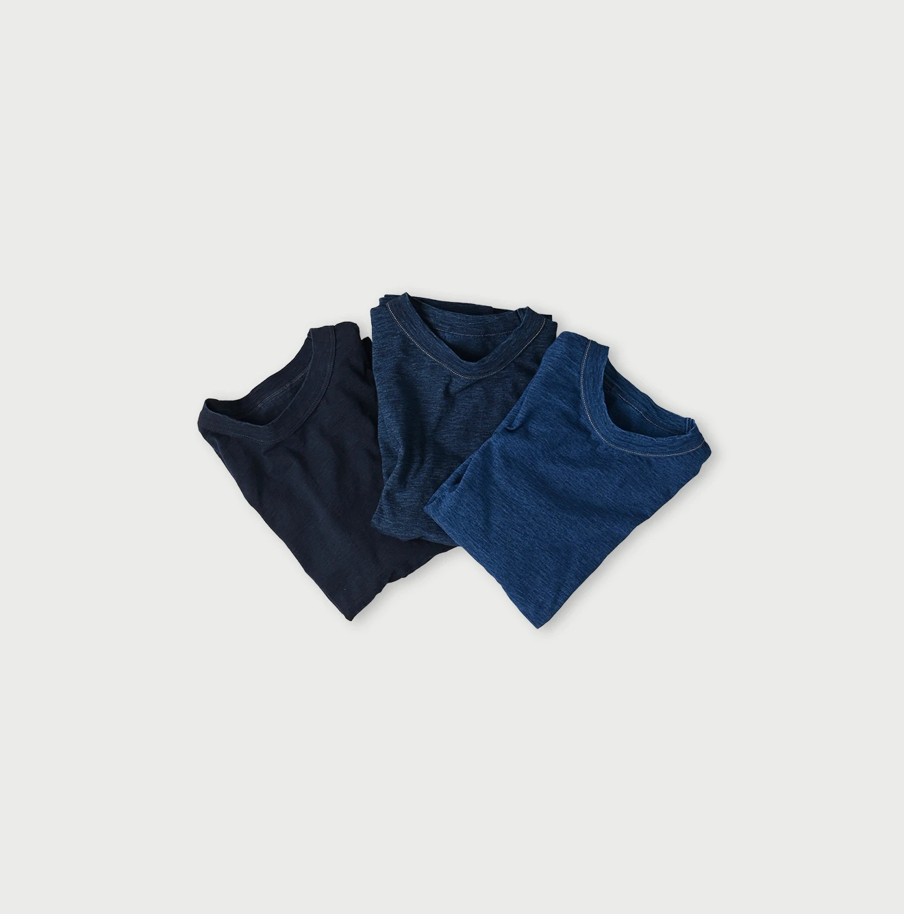 45R（フォーティファイブアール）| 天竺の四角Tシャツ（インディゴ濃