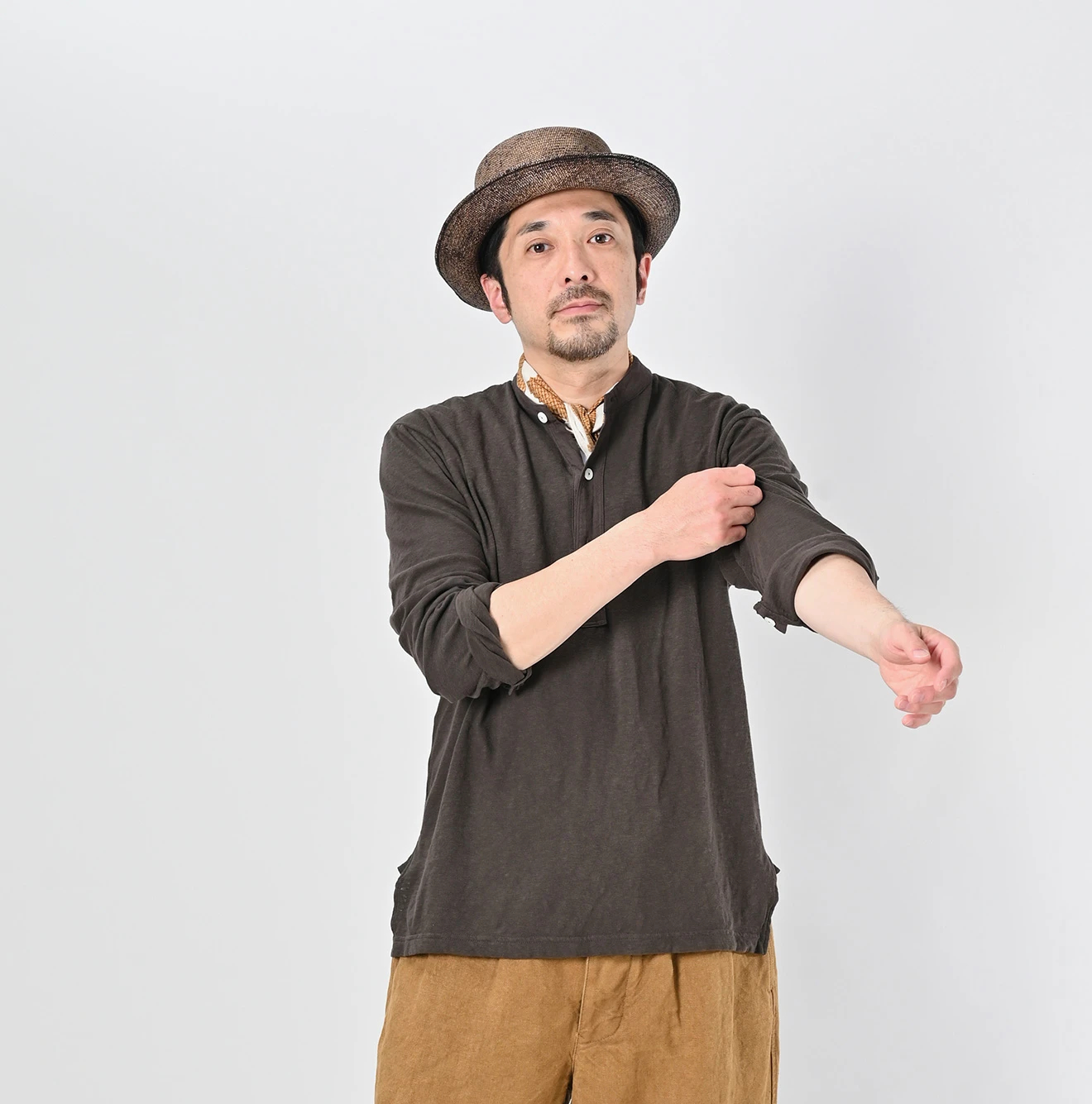 45R フォティファイブアール 45R（フォーティファイブアール）| 4545天竺の908ヘンリー Long Sleeve