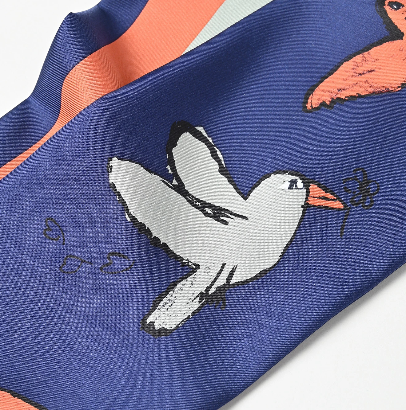 45R(フォーティファイブアール) |ぺーぺーバードプリントのシルクこんぶ