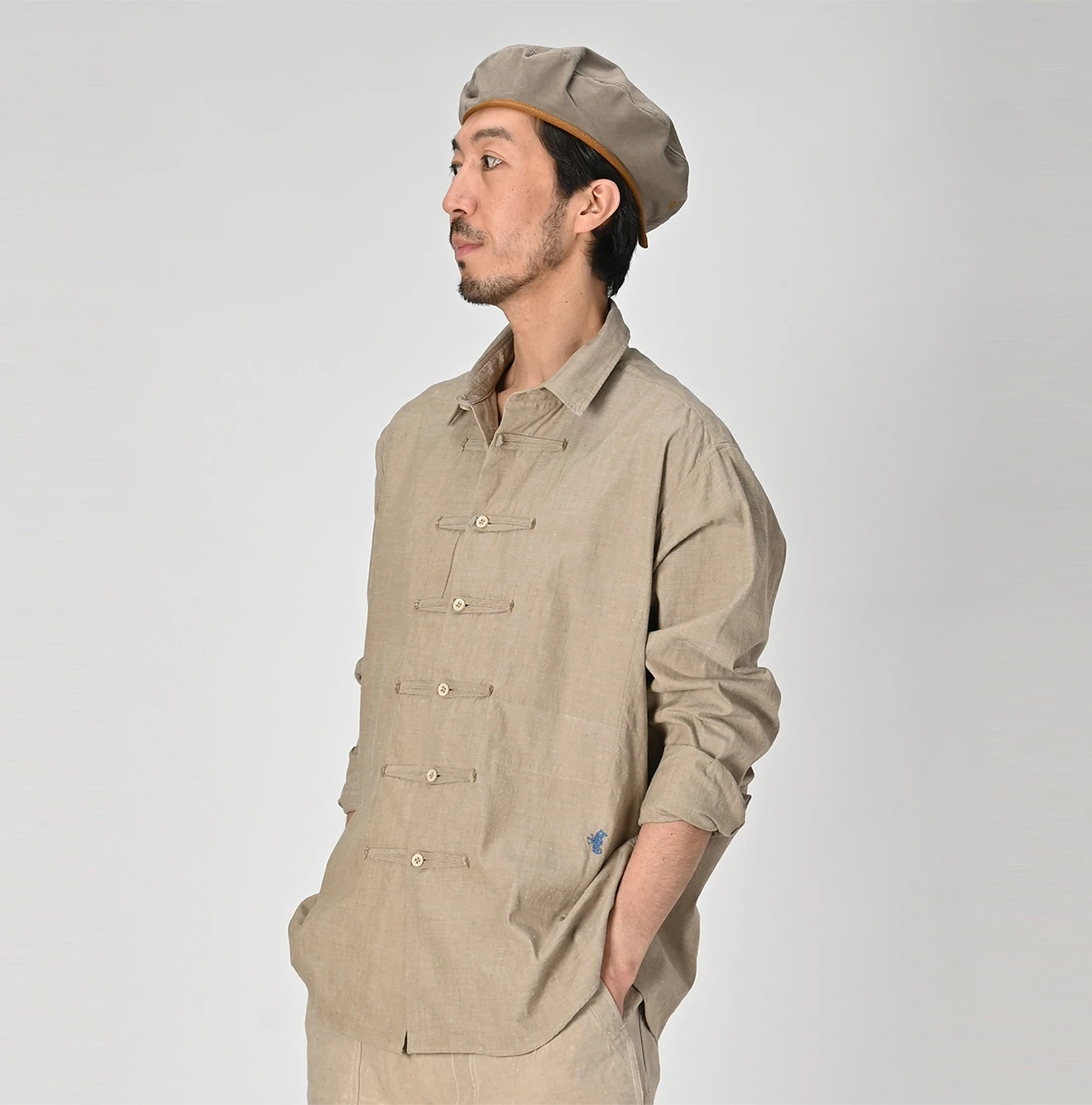 45R(フォーティファイブアール) |インドカディオックスの9088ノットシャツ