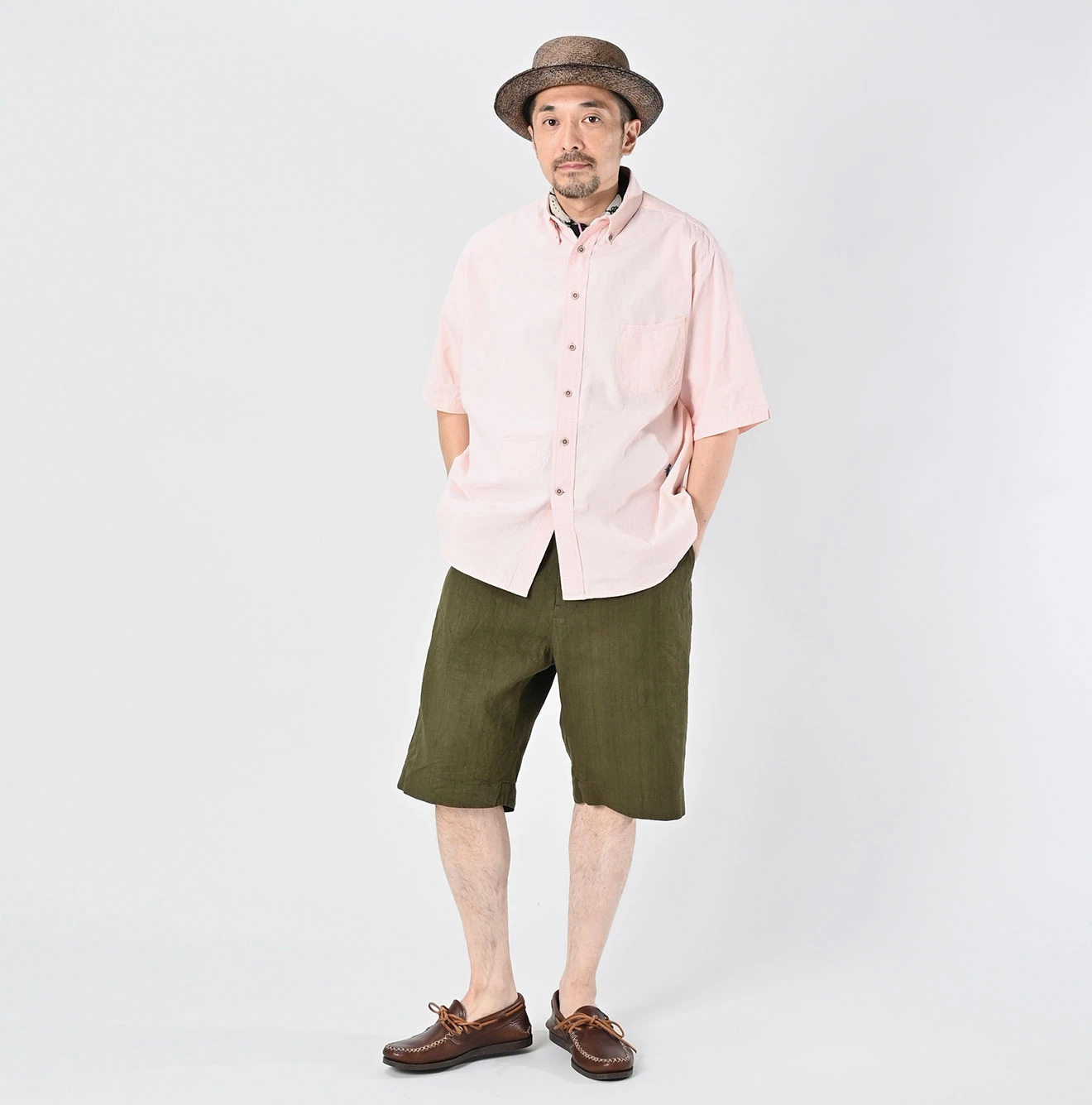 45R(フォーティファイブアール) |インドカディオックスのオーシャン半袖シャツMEN