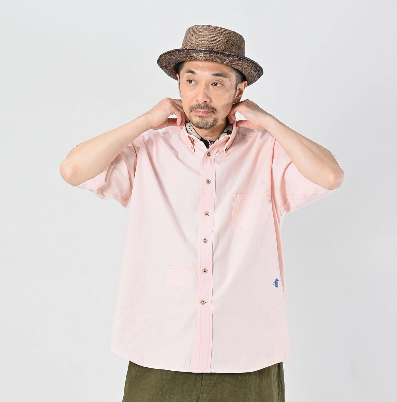 45R(フォーティファイブアール) |インドカディオックスのオーシャン半袖シャツMEN