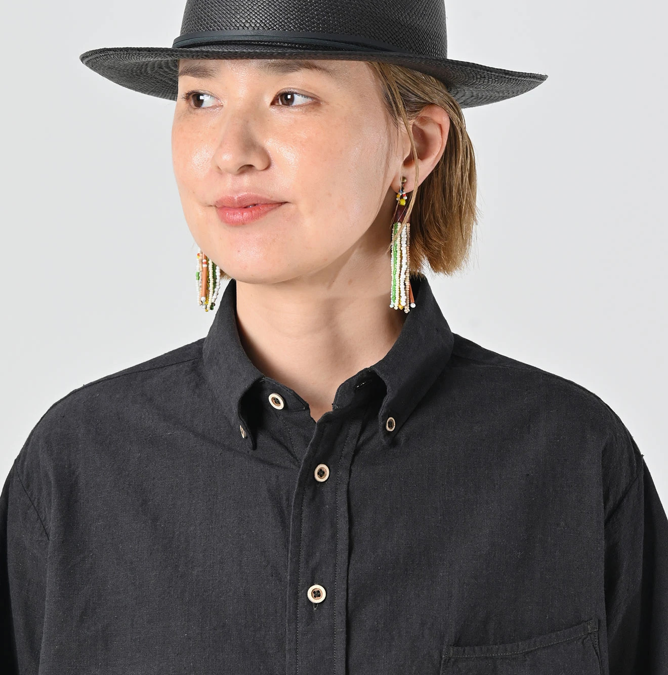 45R(フォーティファイブアール) |インドカディオックスのオーシャン半袖シャツMEN