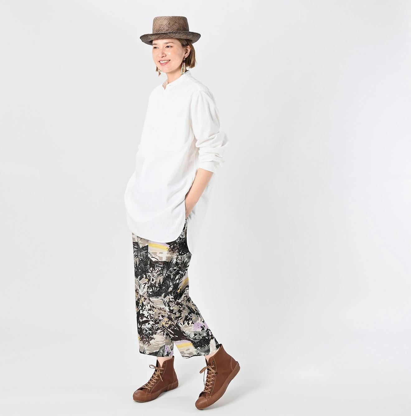 45R(フォーティファイブアール) |インドカディオックスの908スタンドグランパプルシャツ