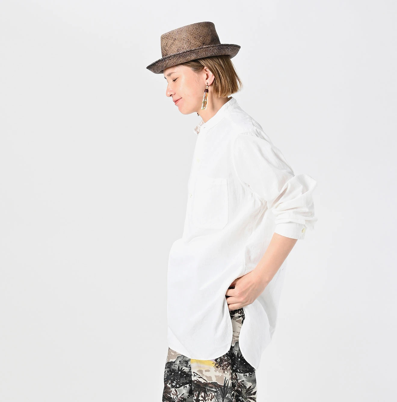 45R(フォーティファイブアール) |インドカディオックスの908スタンドグランパプルシャツ