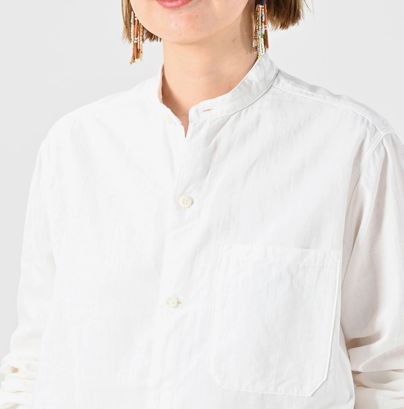 45R(フォーティファイブアール) |インドカディオックスの908スタンドグランパプルシャツ