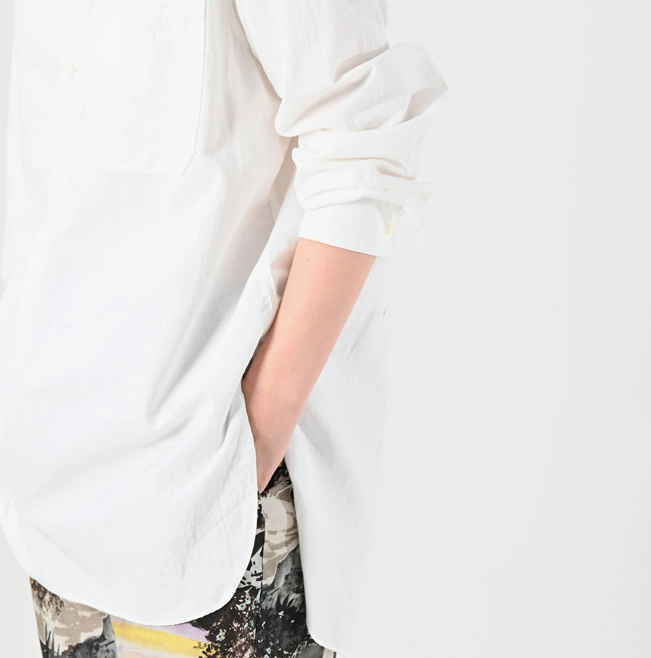 45R(フォーティファイブアール) |インドカディオックスの908スタンドグランパプルシャツ