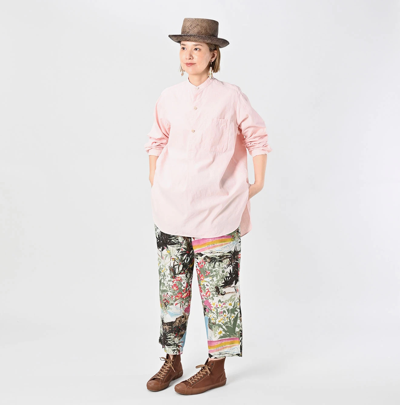 45R(フォーティファイブアール) |インドカディオックスの908スタンドグランパプルシャツ