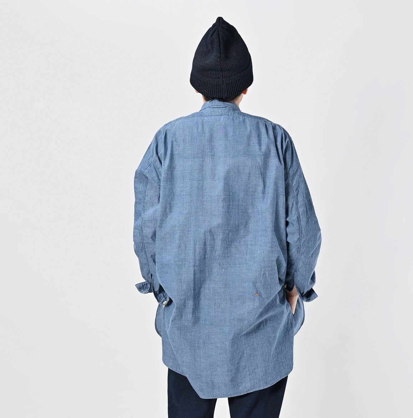 45R(フォーティファイブアール) |藍インドカディオックスの908スタンドグランパプルシャツ