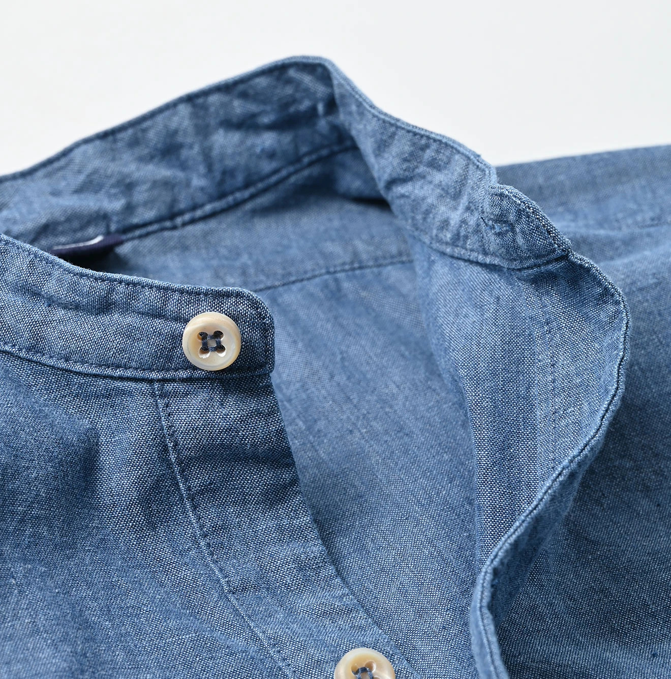 45R(フォーティファイブアール) |藍インドカディオックスの908スタンドグランパプルシャツ