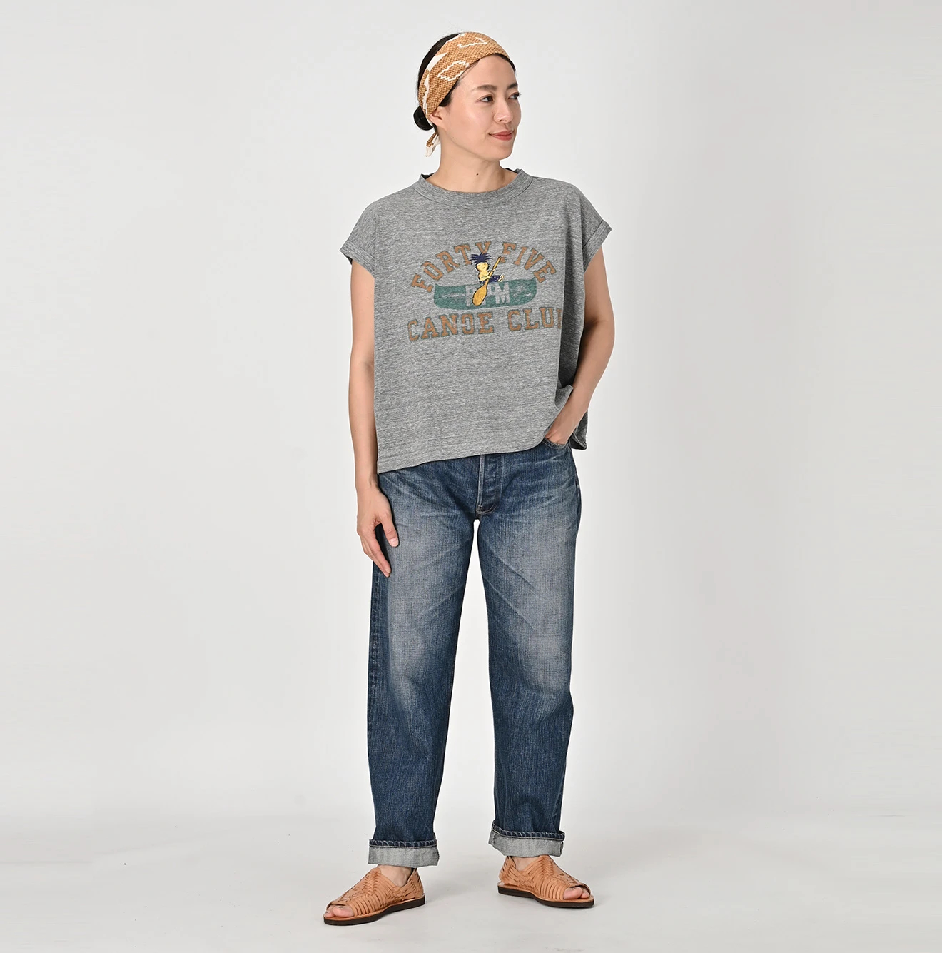 45R（フォーティファイブアール）| 再び6.5空比古比女（濃） Denim