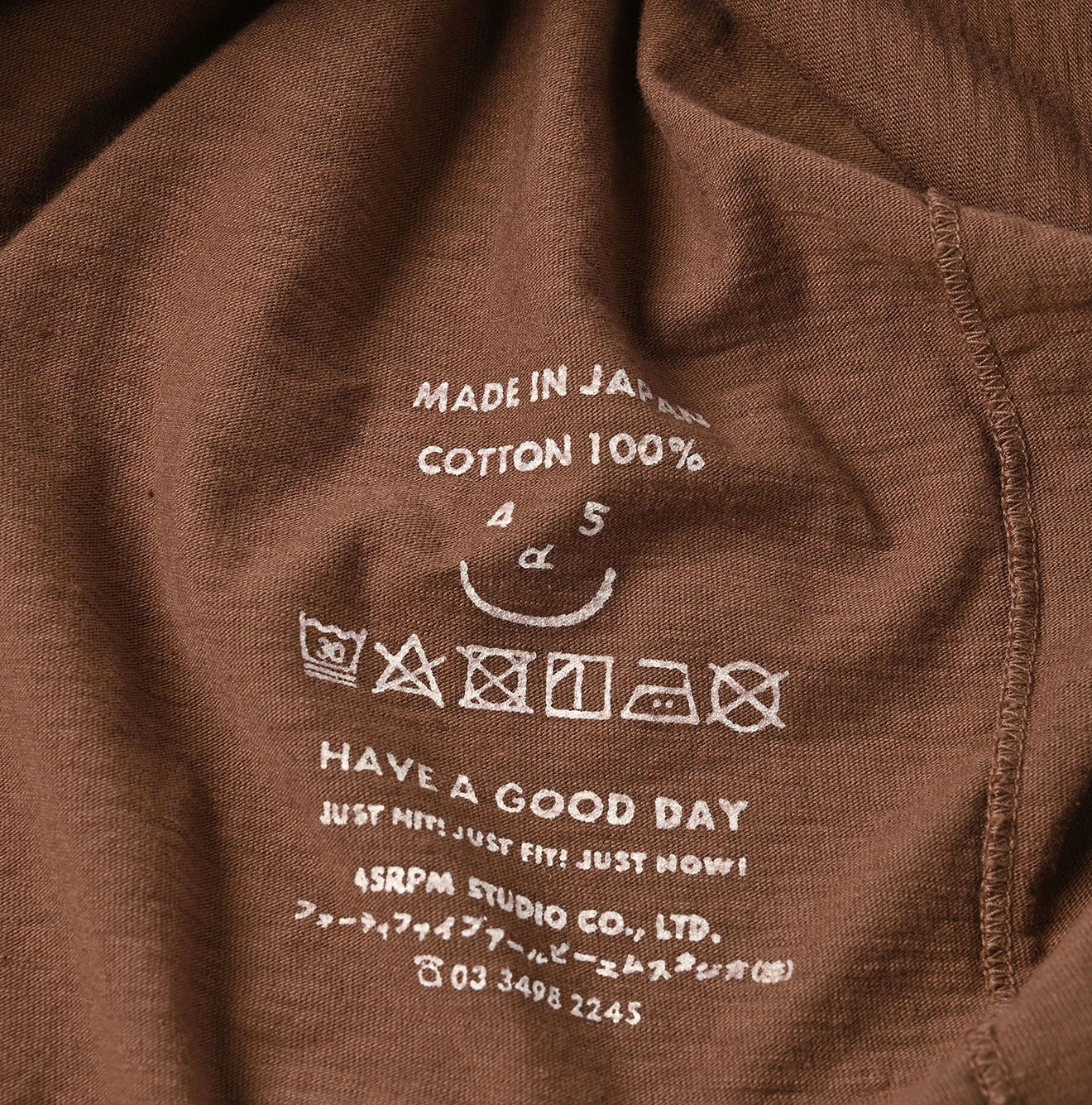 45R(フォーティファイブアール) |天竺の90845星Tシャツ