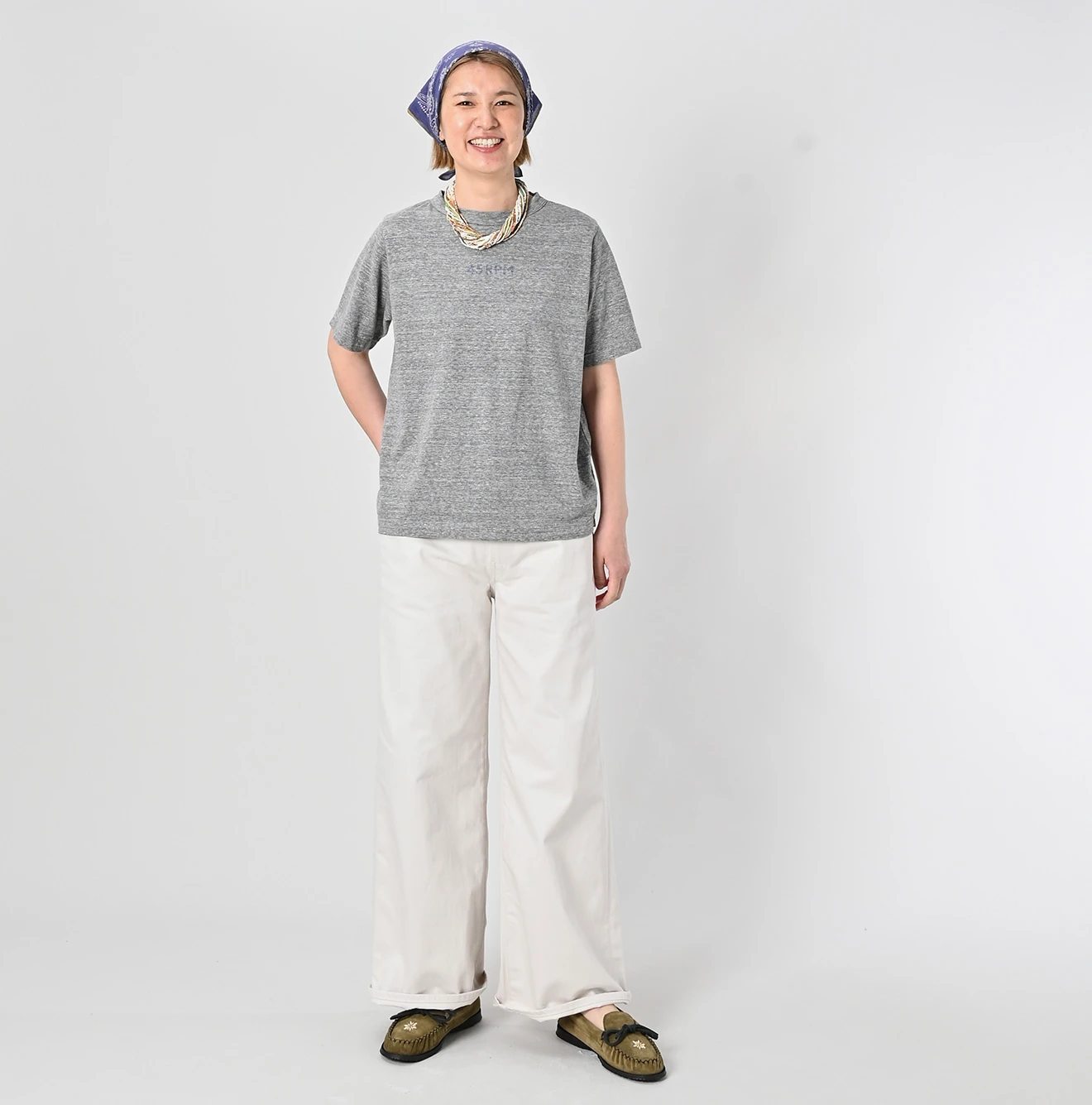 45R(フォーティファイブアール) |天竺の90845星ロゴTシャツ（トップ）