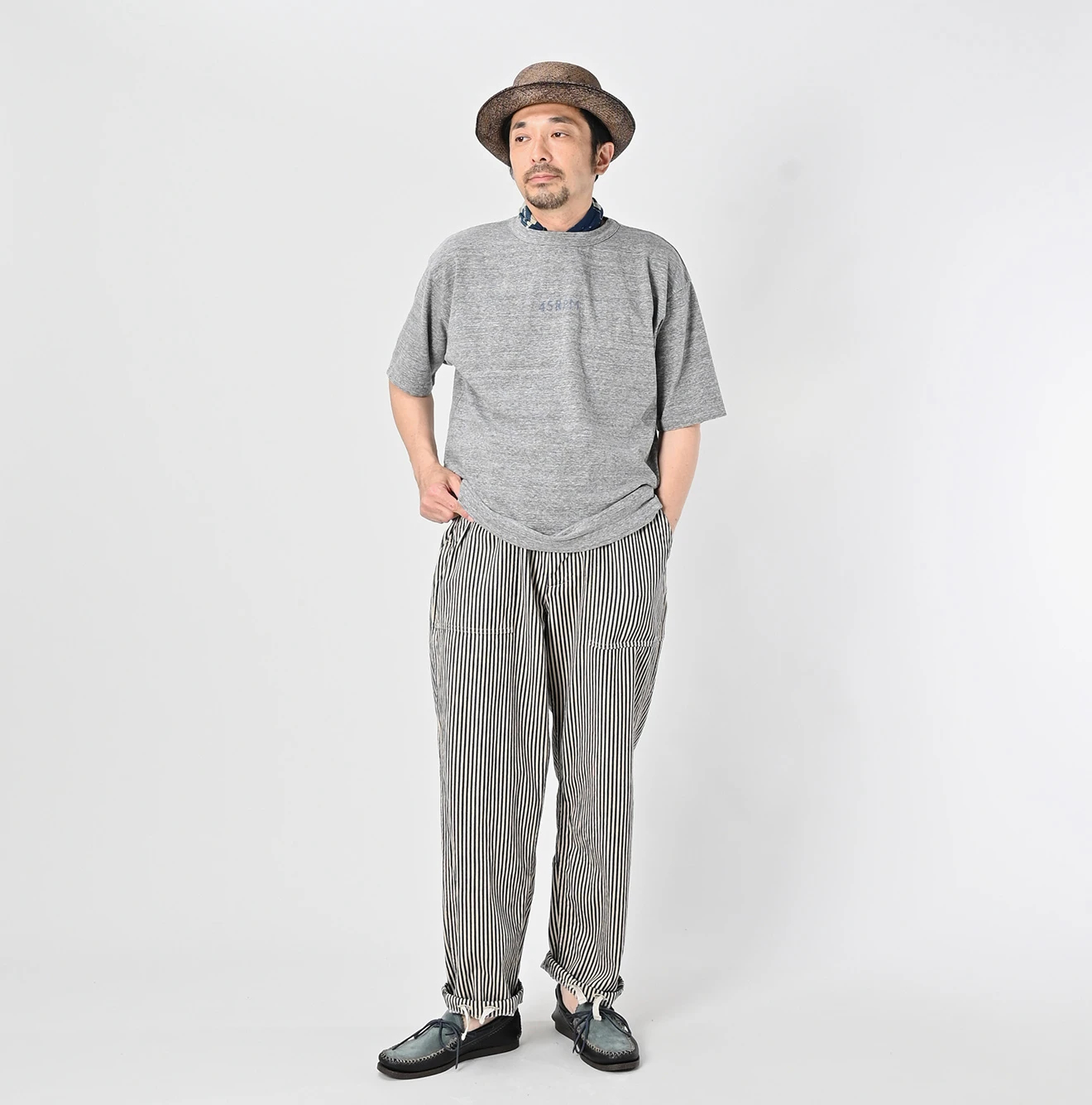 45R(フォーティファイブアール) |天竺の90845星ロゴTシャツ（トップ）