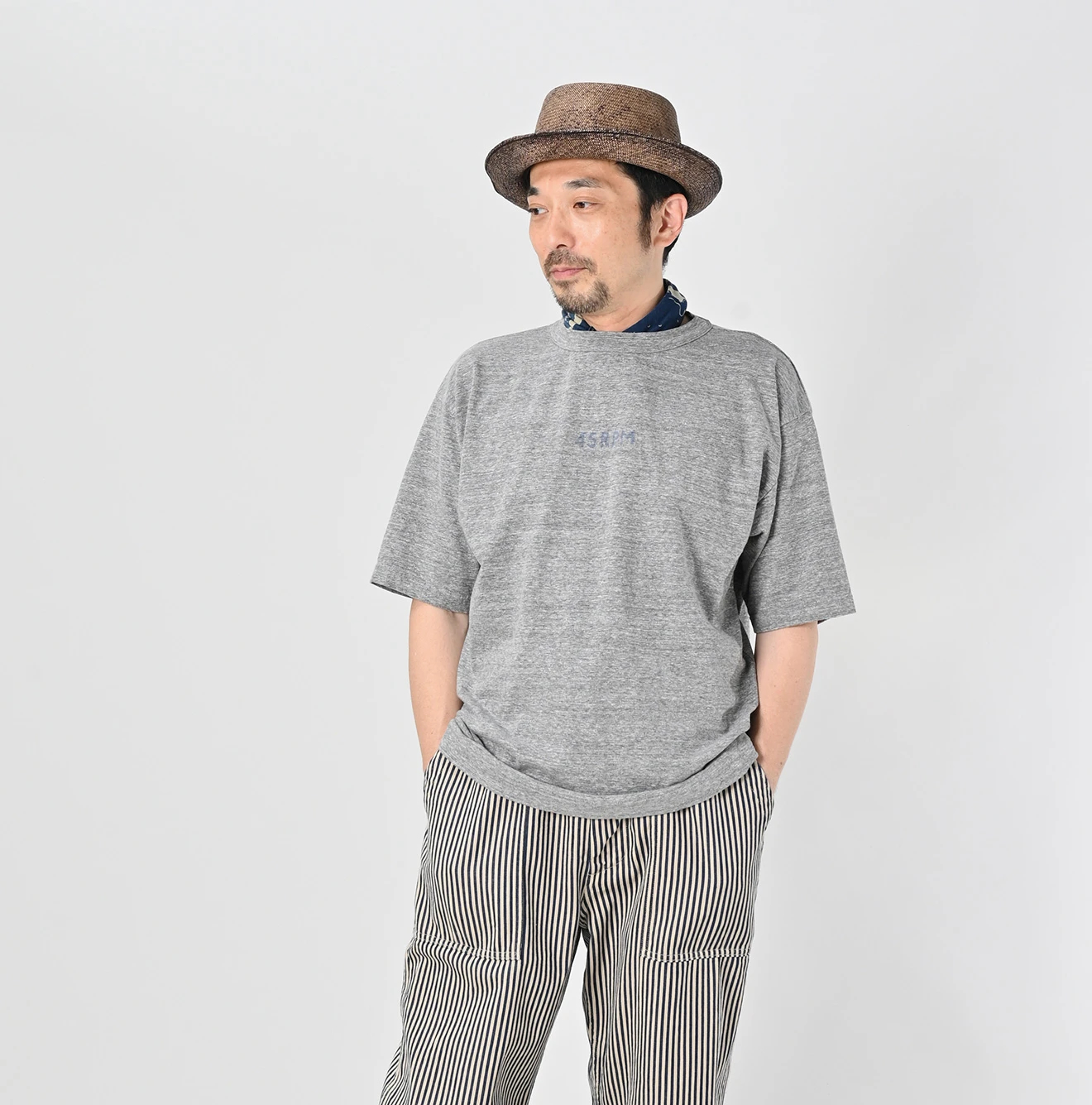 45R(フォーティファイブアール) |天竺の90845星ロゴTシャツ（トップ）