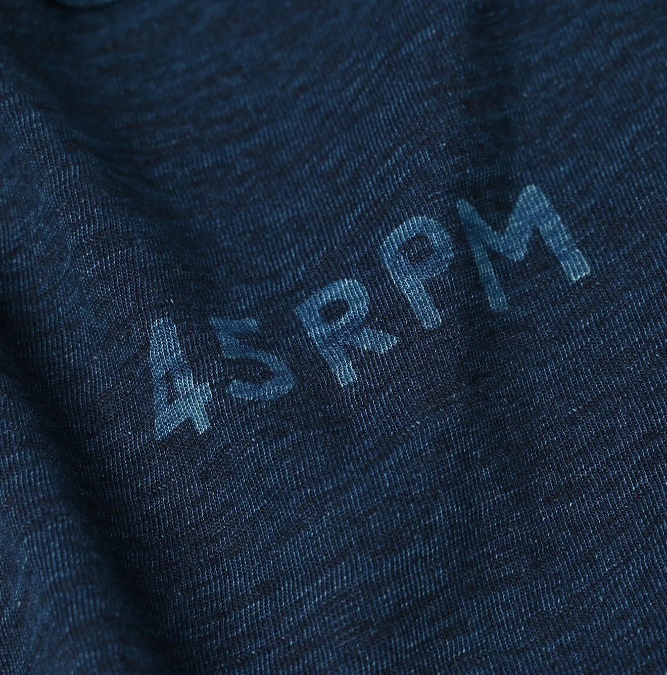 45R(フォーティファイブアール) |天竺の90845星ロゴTシャツ（インディゴ）