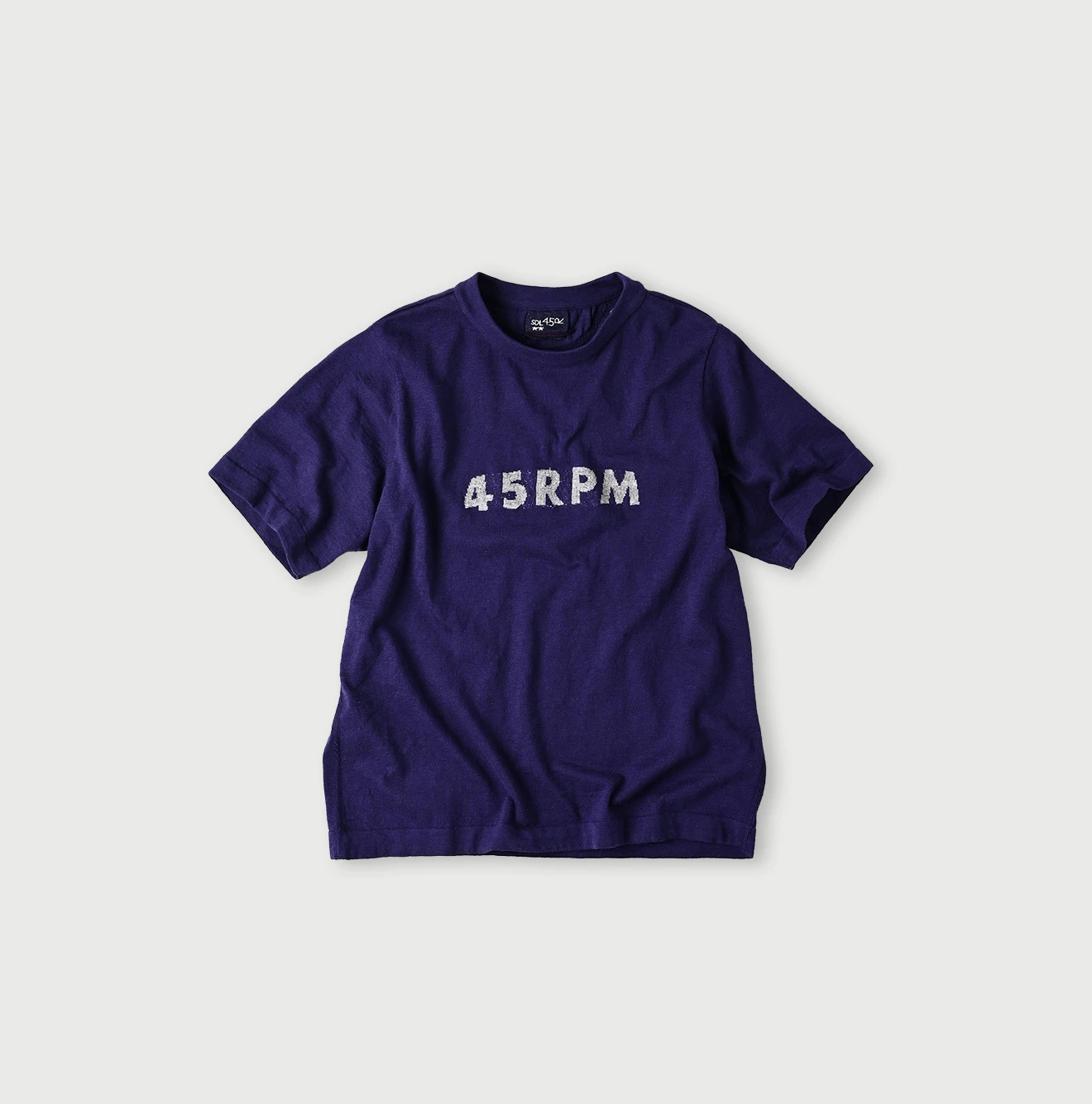 45R(フォーティファイブアール) |ジャカードロゴの908ニットソーTシャツ