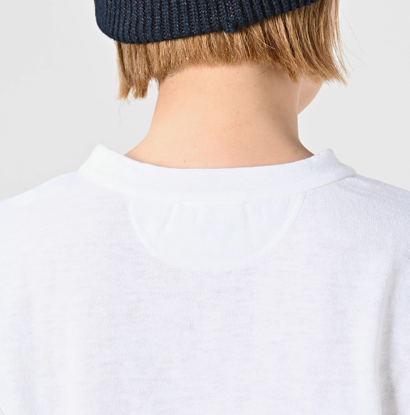 45R(フォーティファイブアール) |ジャカードロゴの908ニットソーTシャツ