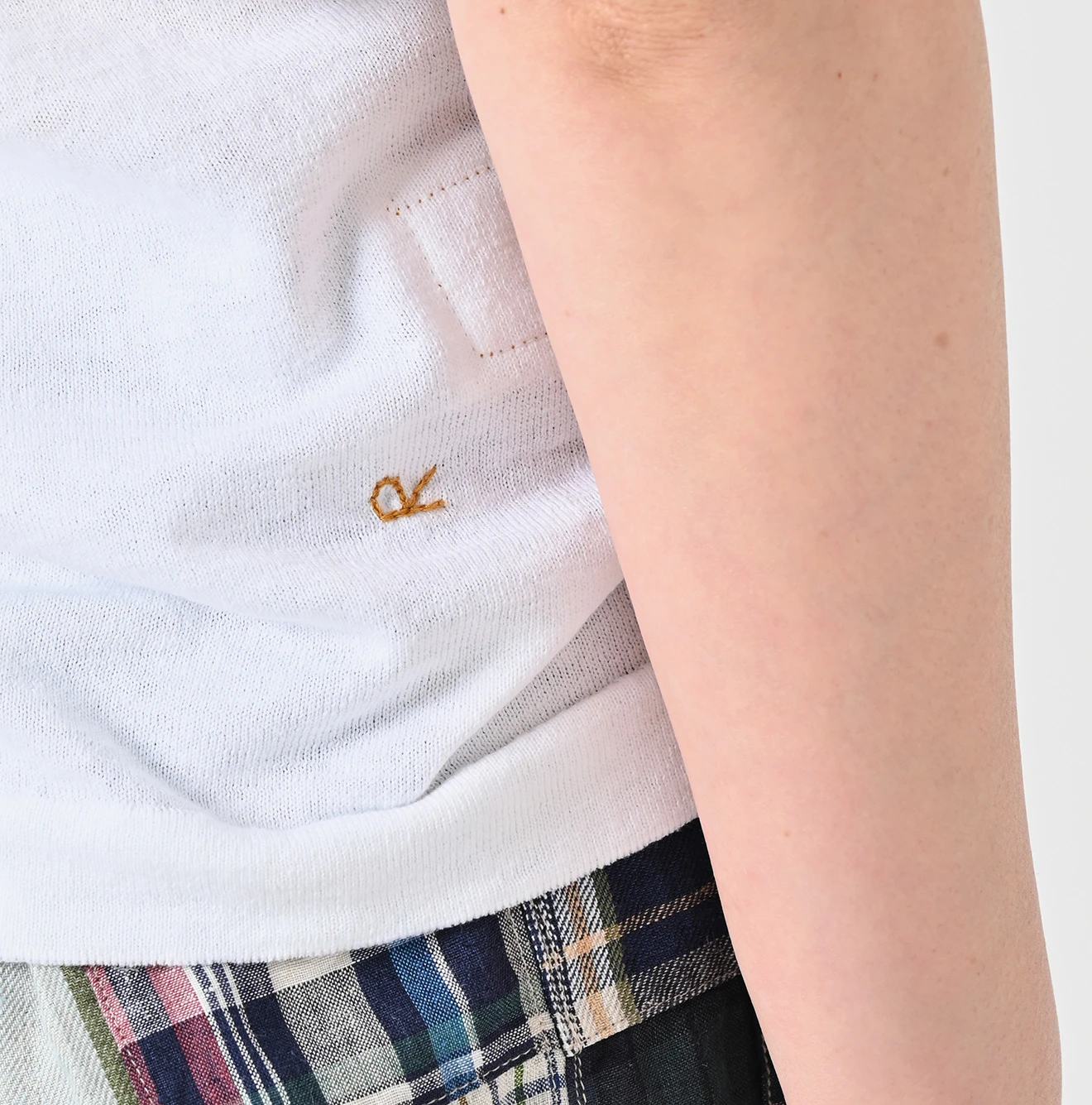 45R(フォーティファイブアール) |ジャカードロゴの908ニットソーTシャツ