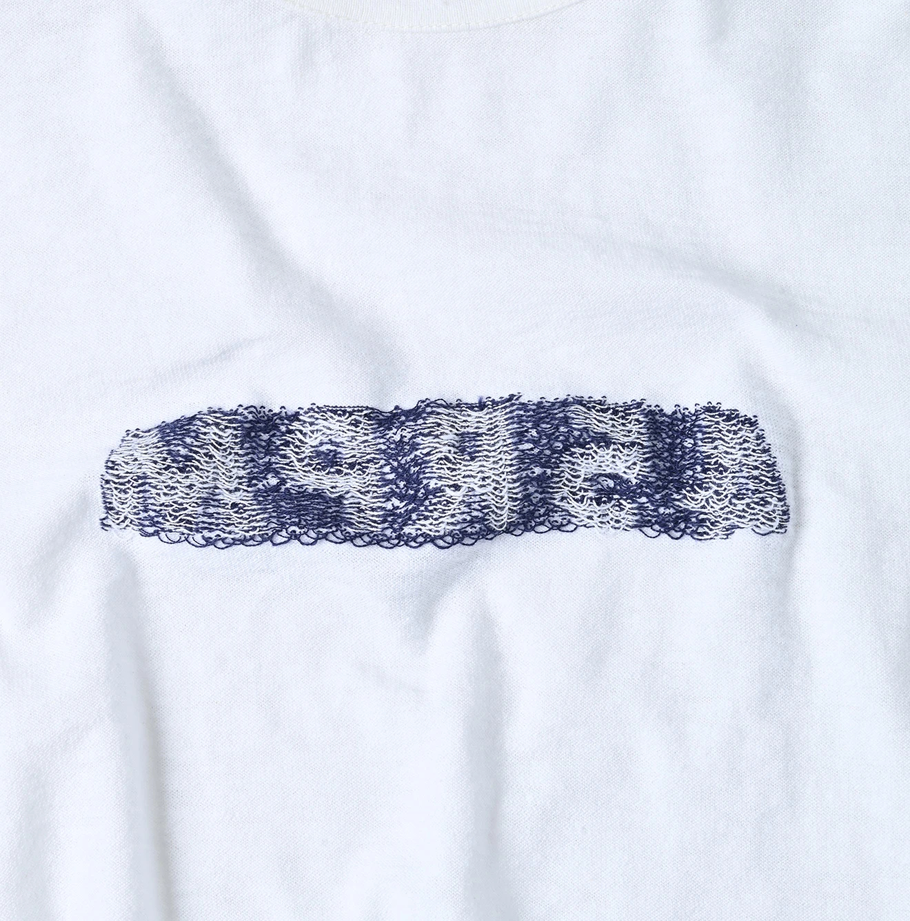 45R(フォーティファイブアール) |ジャカードロゴの908ニットソーTシャツ