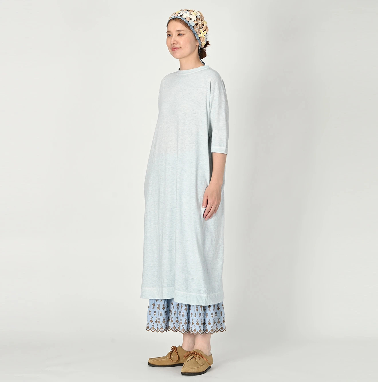 45R(フォーティファイブアール) |天竺の45星ドレス（45草染）