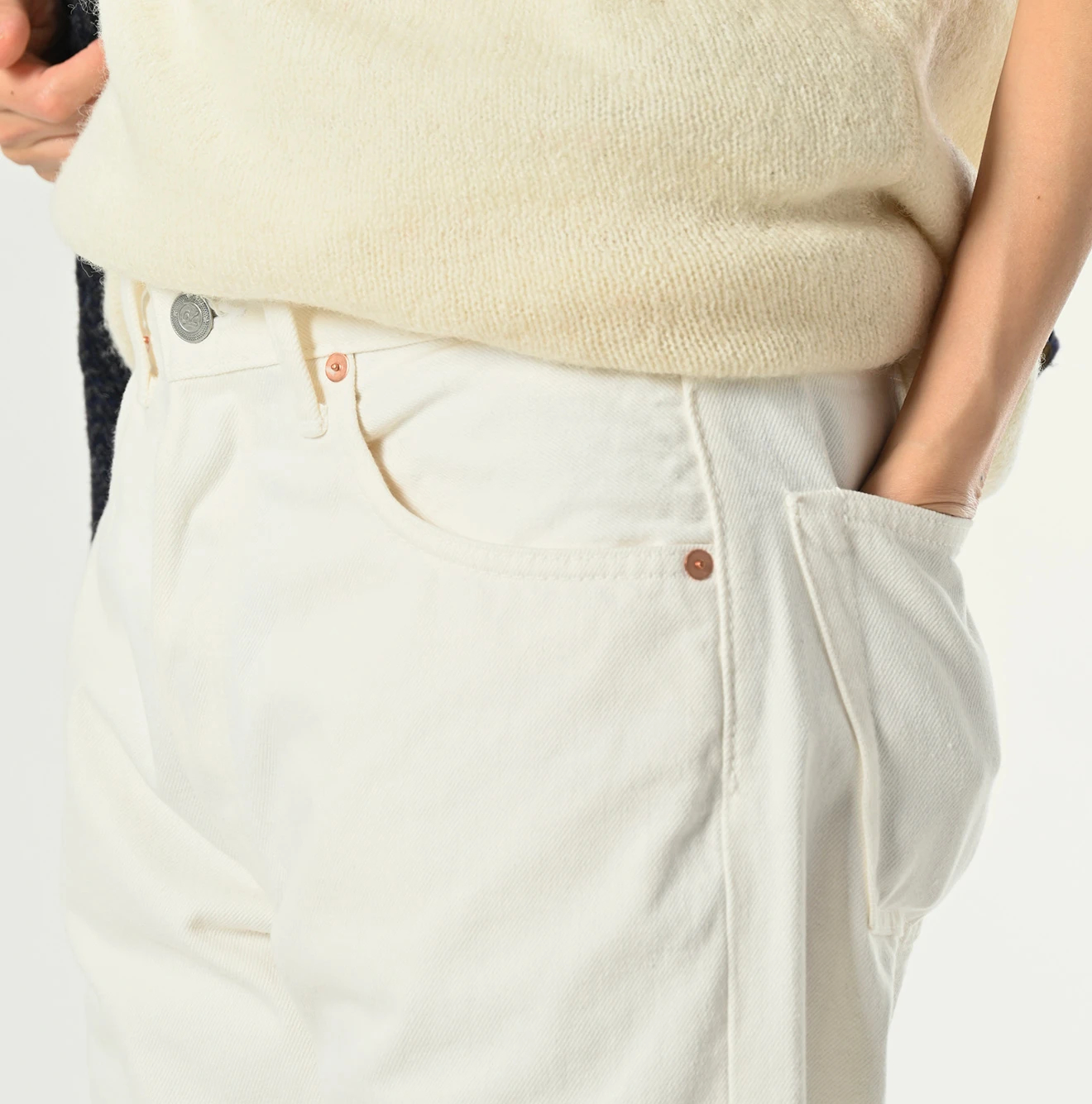 45R(フォーティファイブアール) |13オンス空比古比女（ホワイト）