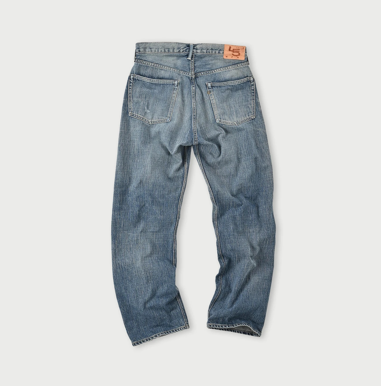 【45R】★美品★デニムパンツ“再び6.5空比古比女” (加工) 45R（フォーティファイブアール）の「再び6.5空比古比女（加工