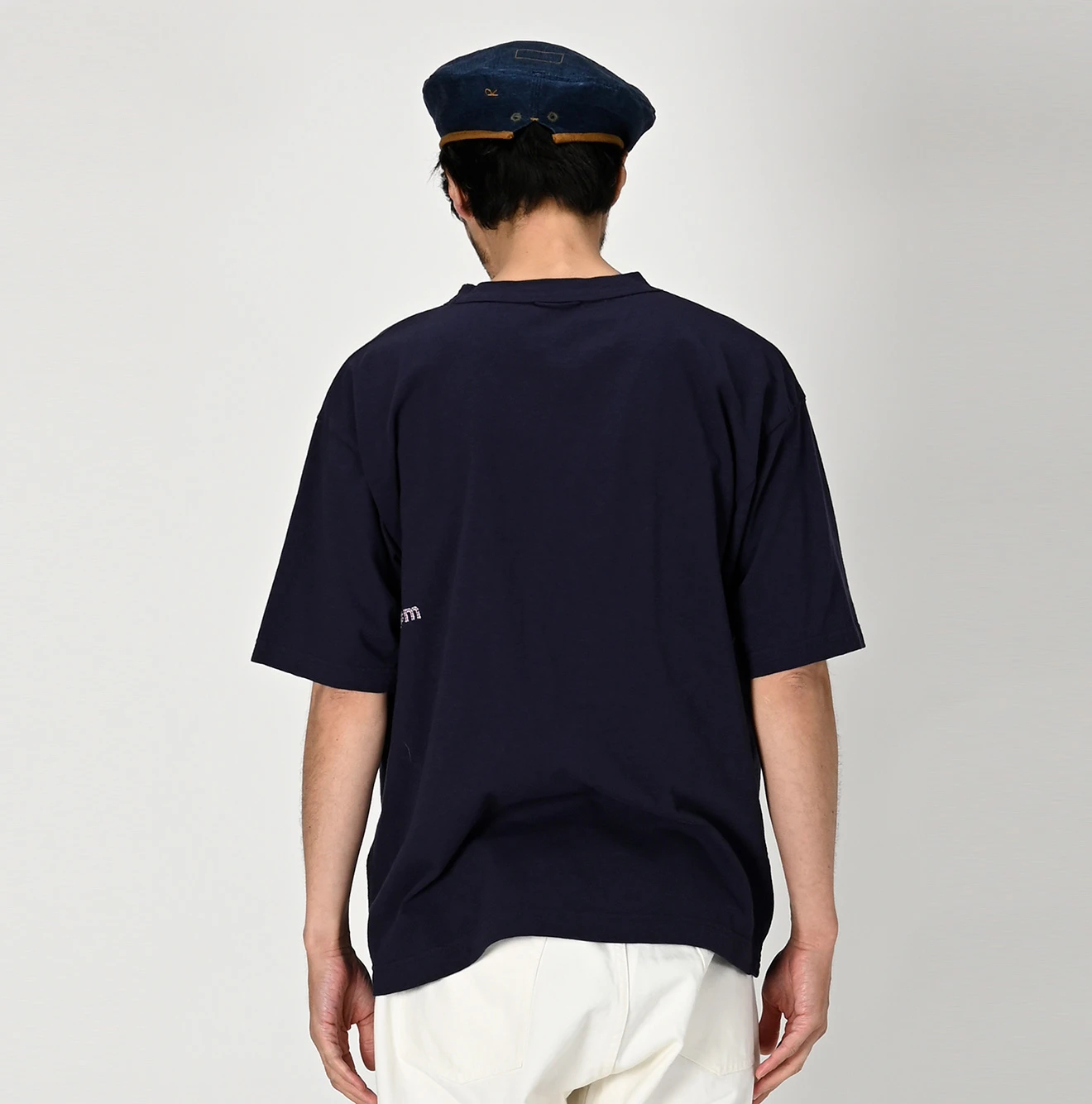 45R(フォーティファイブアール)| トリコロゴ刺繍の90845星Tシャツ 45R(フォーティファイブアール)| トリコロゴ刺繍の90845星Tシャツ