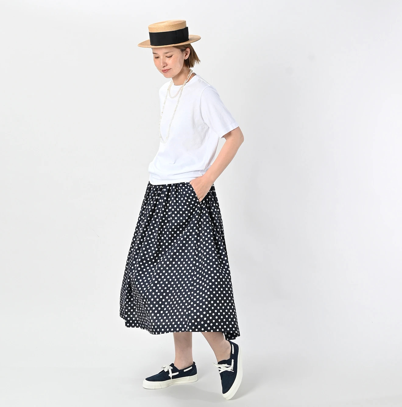 45R(フォーティファイブアール) |天竺の90845星Tシャツ